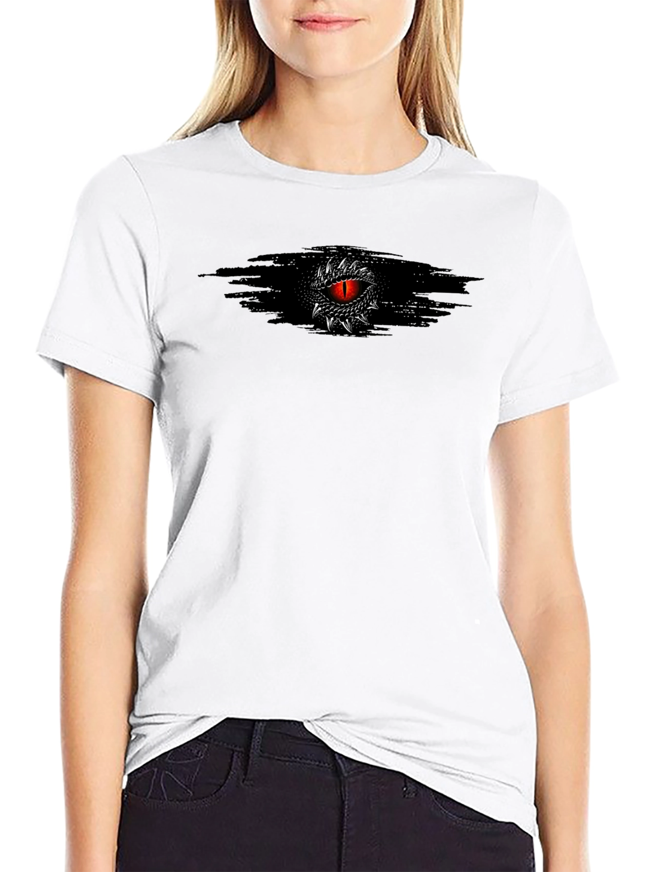 Dragon Eye Graphic Tee - Mens Black T-Shirt
