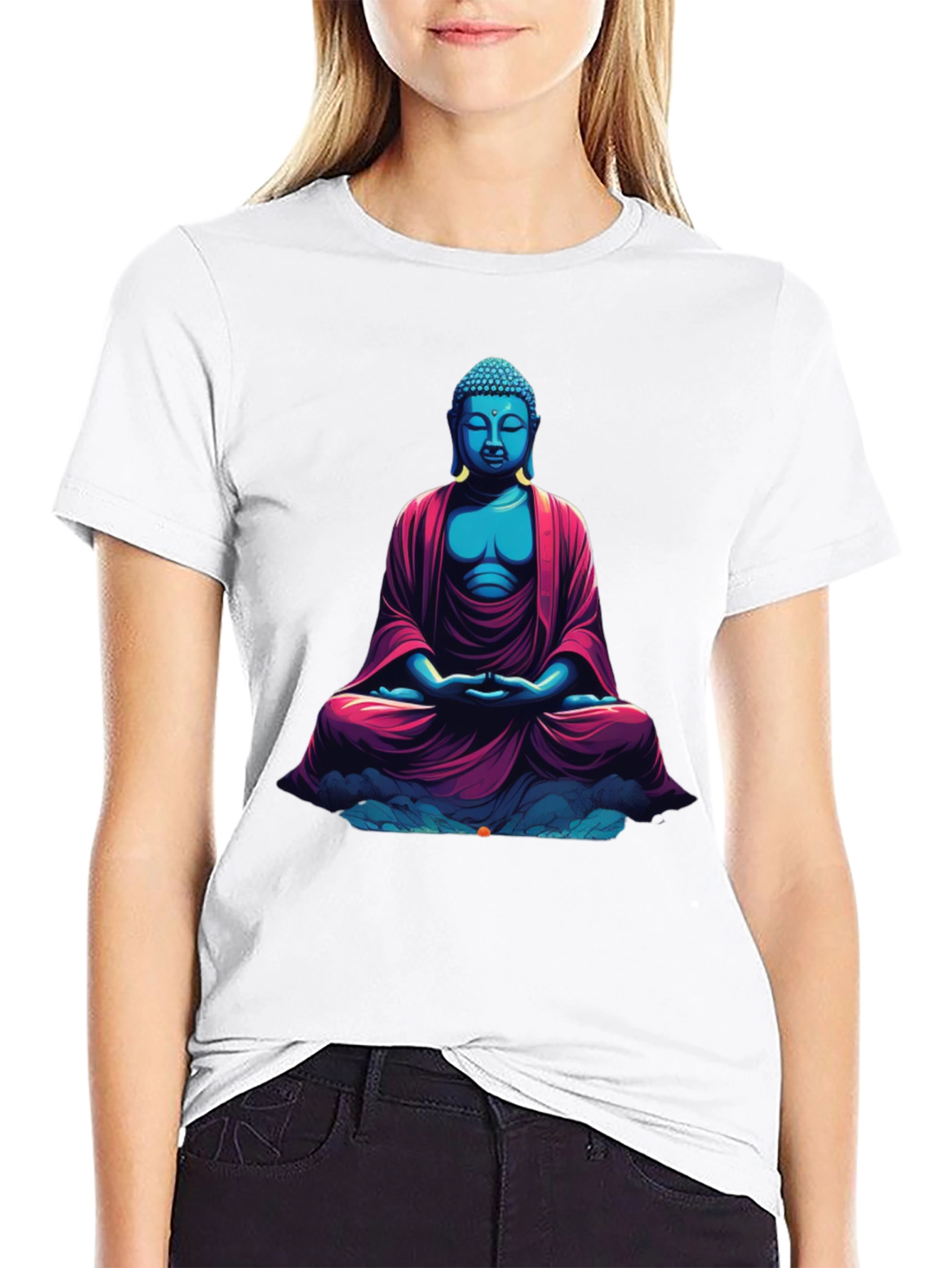 Buddha Graphic Tee - Relaxed Fit Soft Cotton