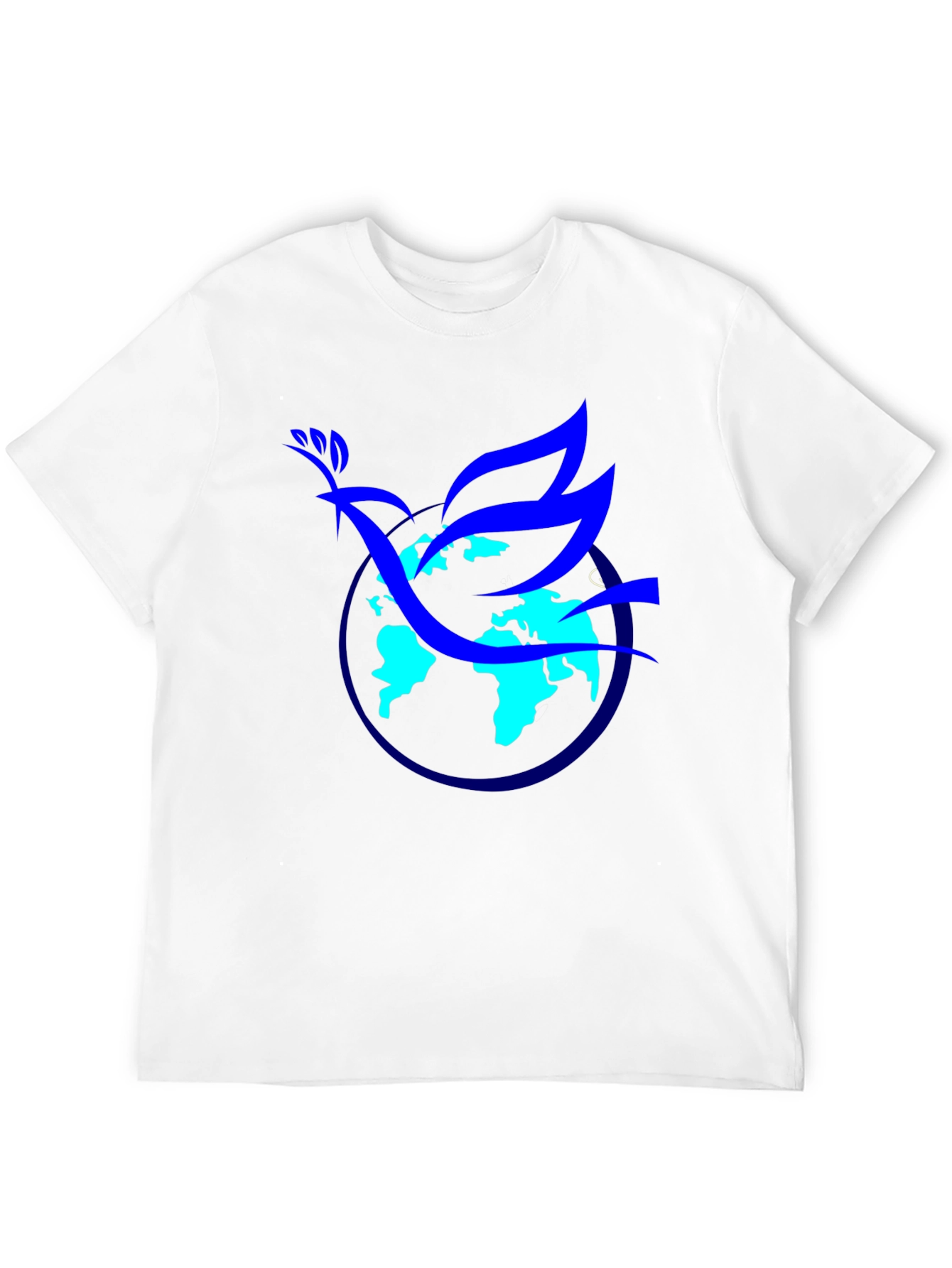 Peace Dove Earth Graphic T-Shirt