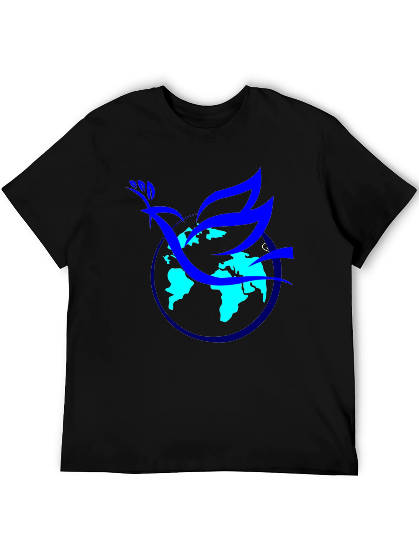Peace Dove Earth Graphic T-Shirt
