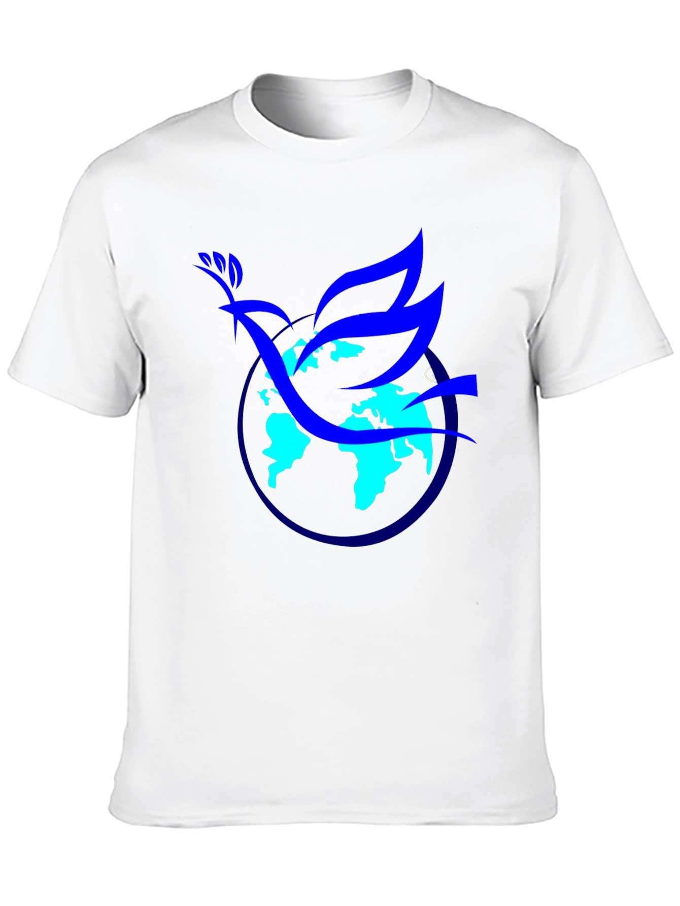 Peace Dove Earth Graphic T-Shirt