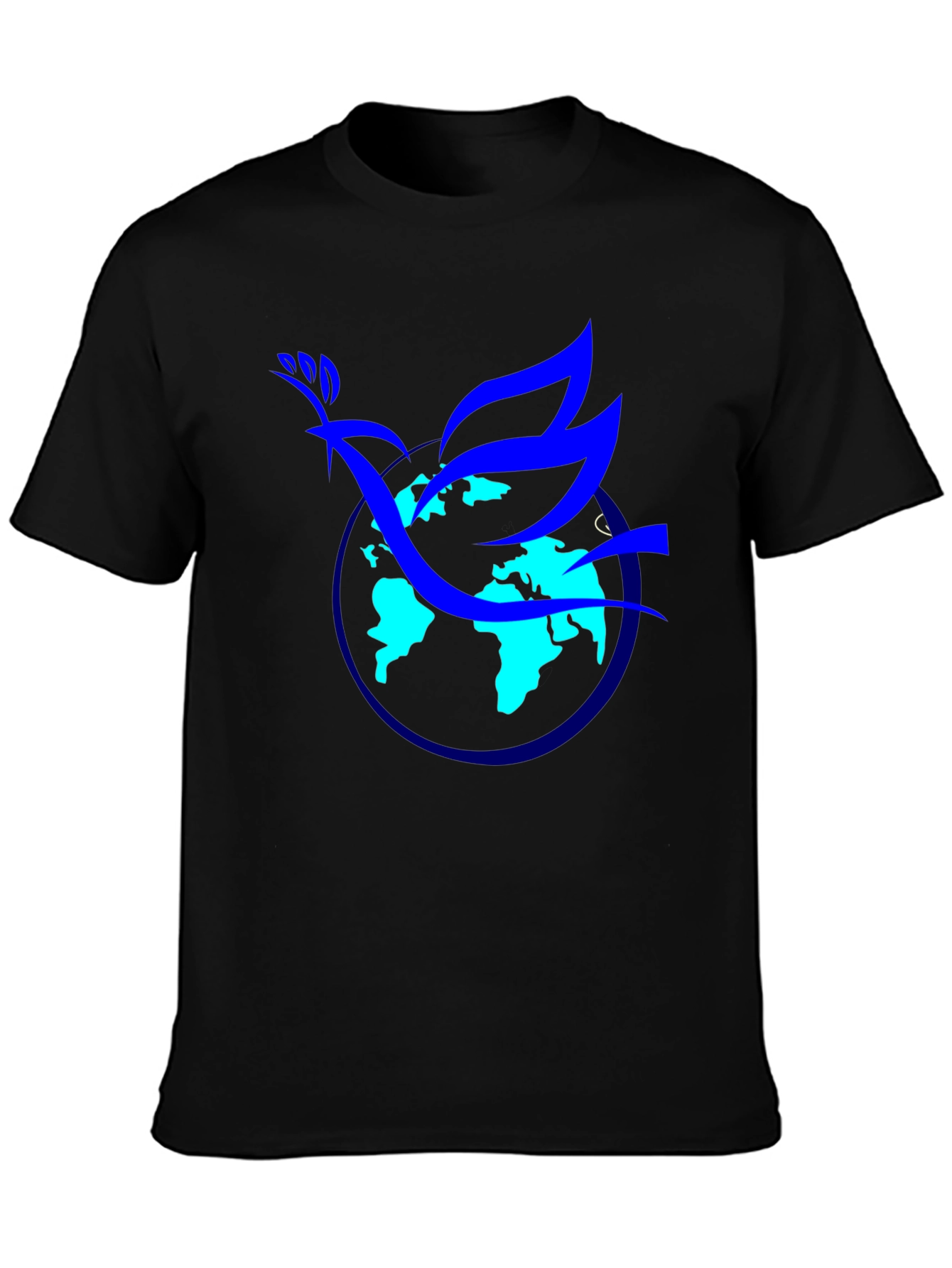 Peace Dove Earth Graphic T-Shirt