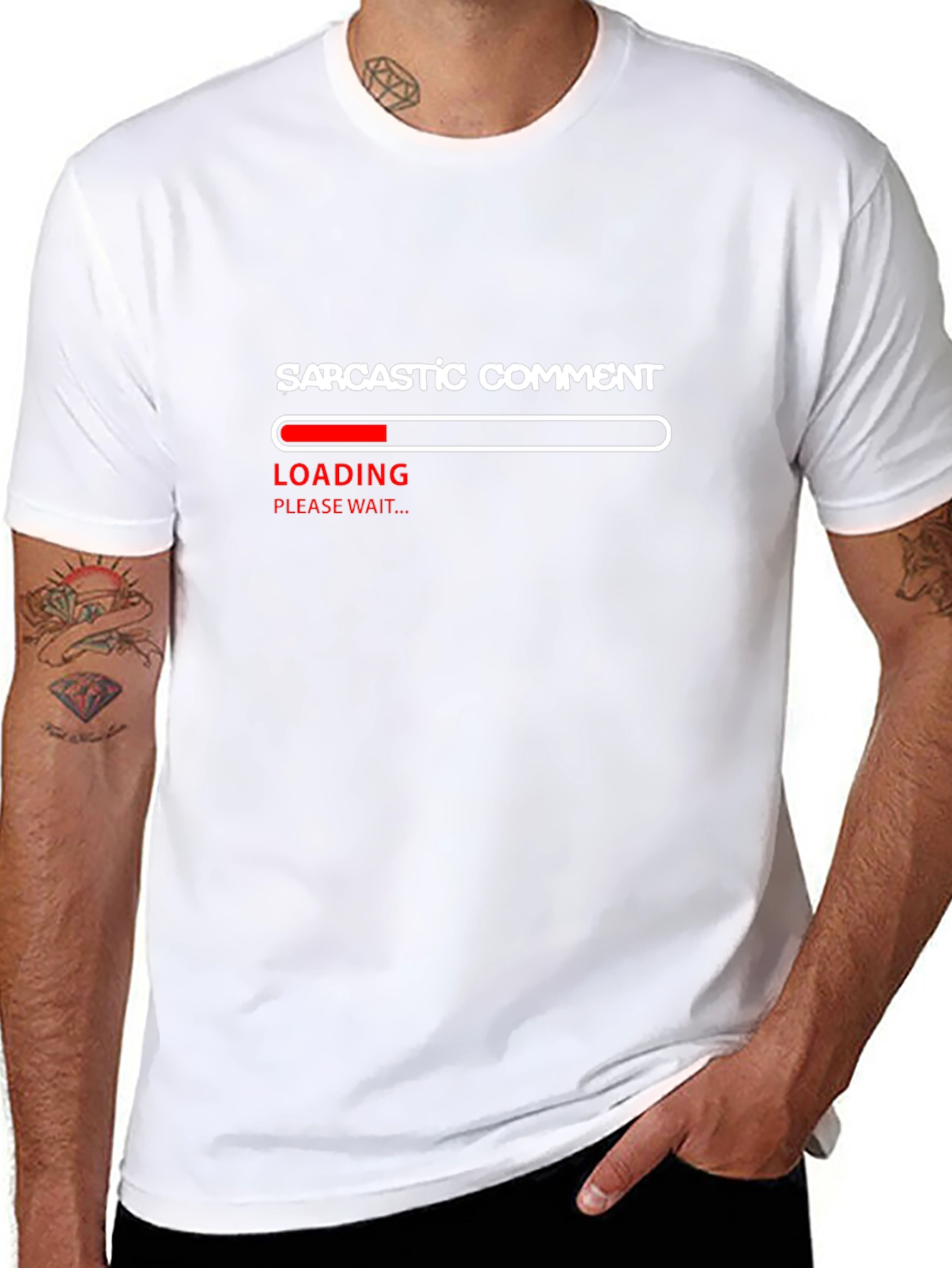 Sarcastic Comment Loading T-Shirt - Funny Humor Tee