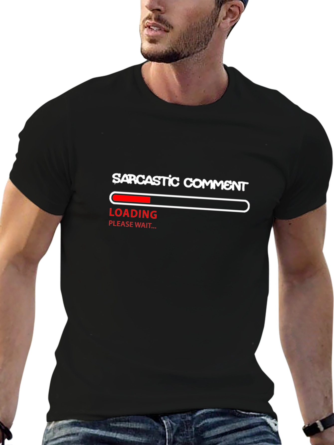 Sarcastic Comment Loading T-Shirt - Funny Humor Tee