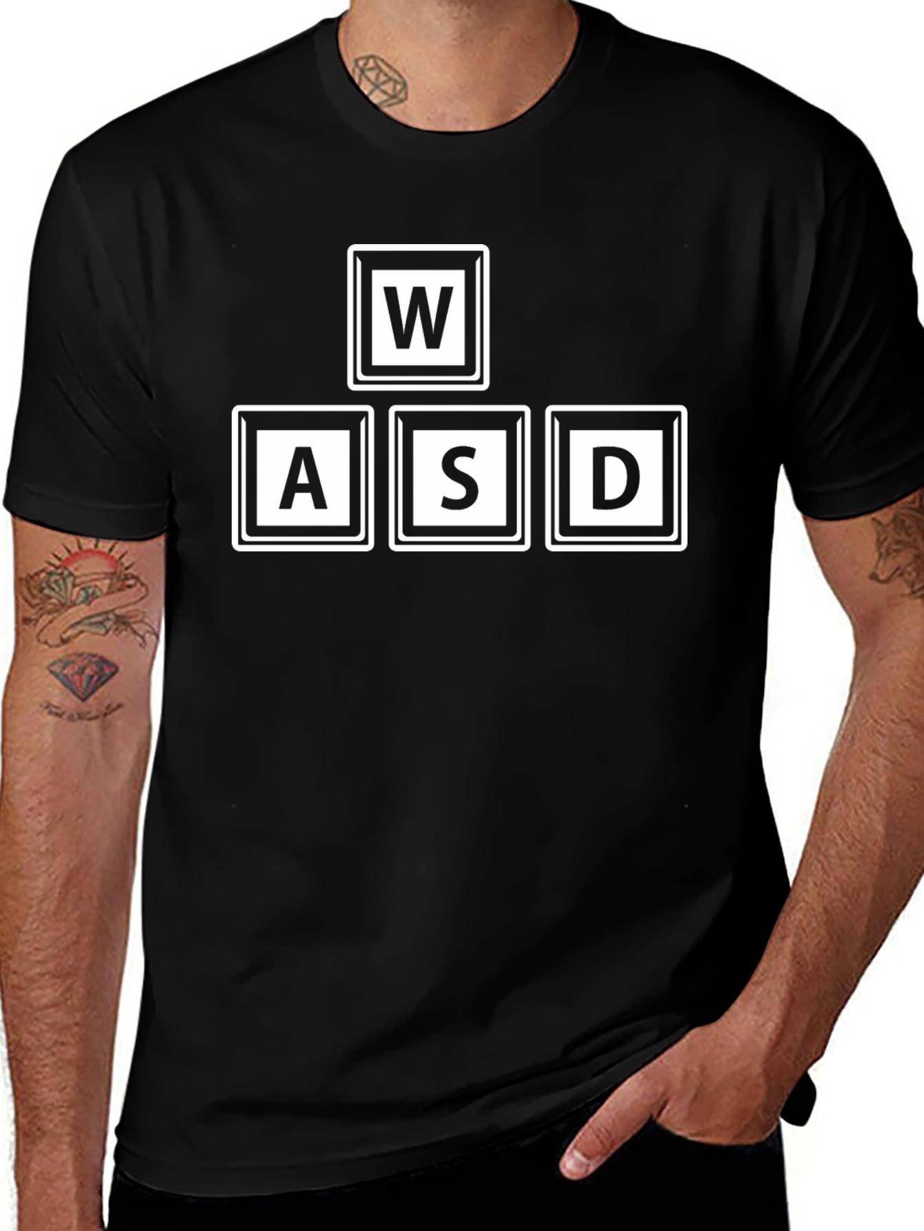 WASD Gaming T-Shirt - Black