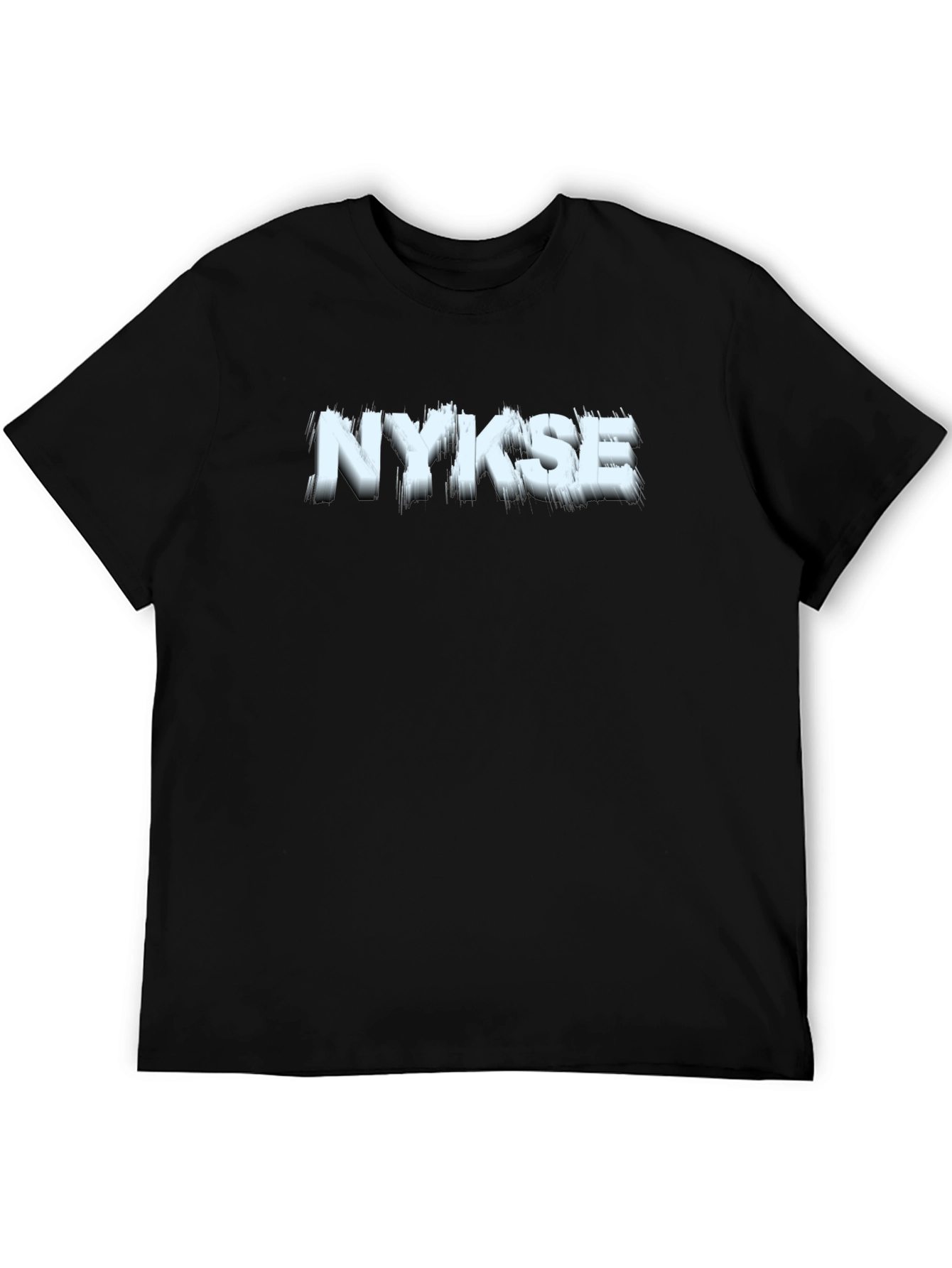 NYKSE Graphic T-Shirt - Black Cotton Tee