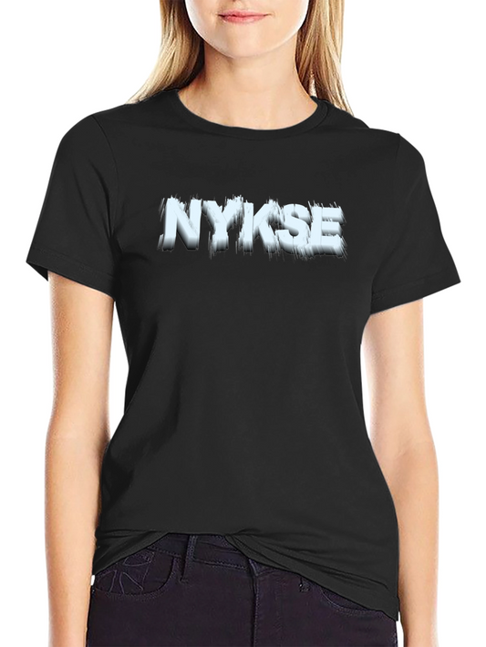 NYKSE Graphic T-Shirt - Black Cotton Tee