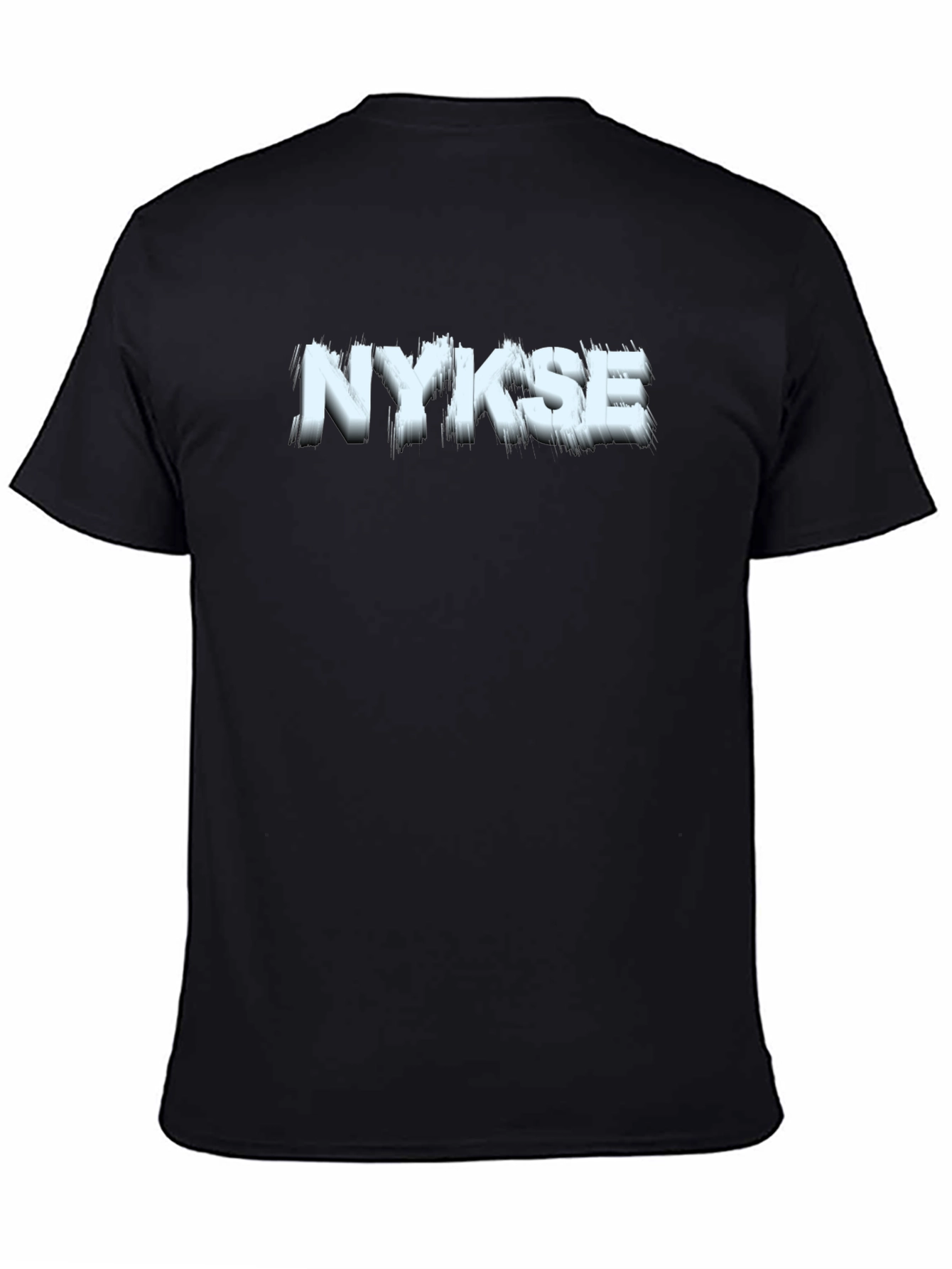 NYKSE Graphic T-Shirt - Black Cotton Tee