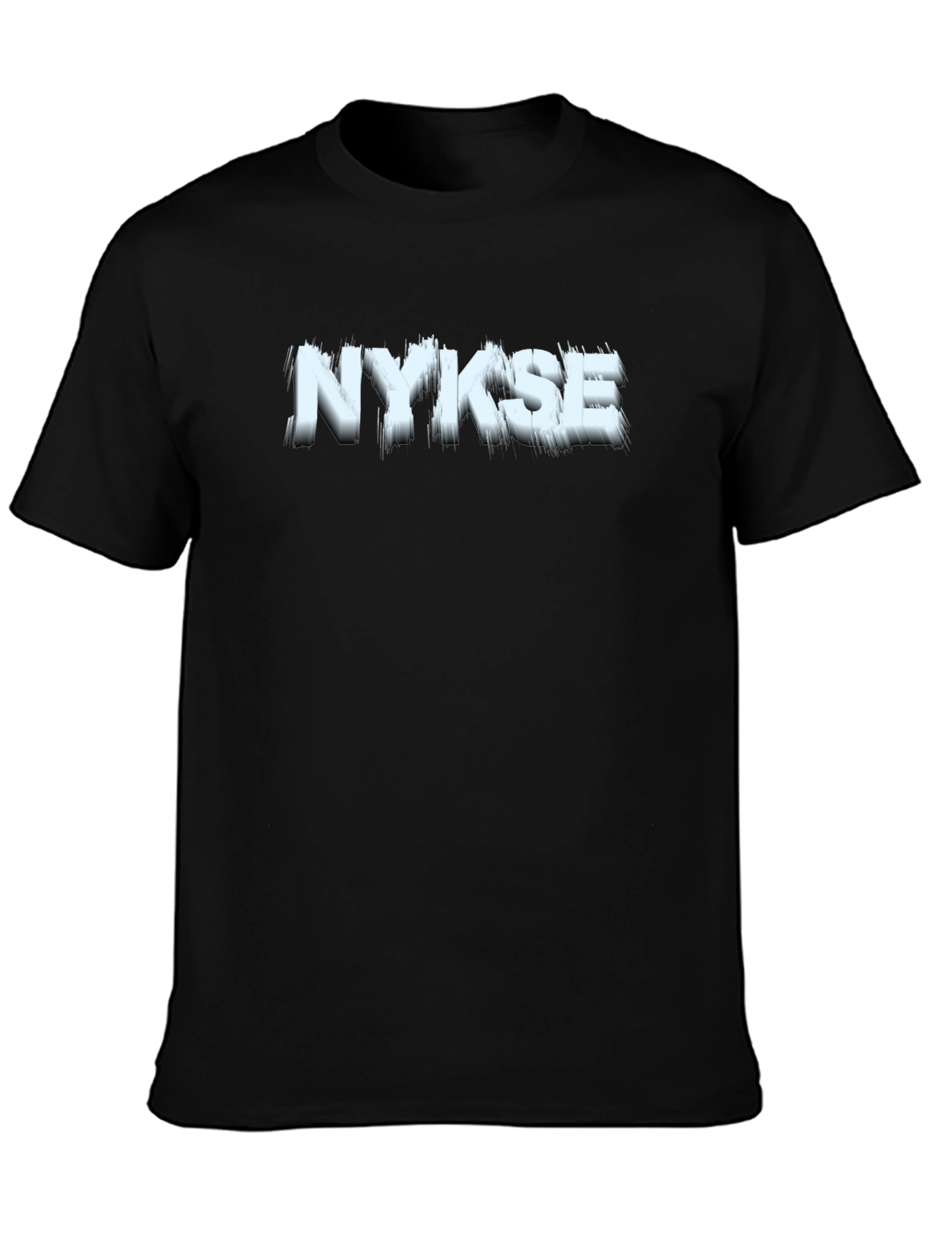 NYKSE Graphic T-Shirt - Black Cotton Tee