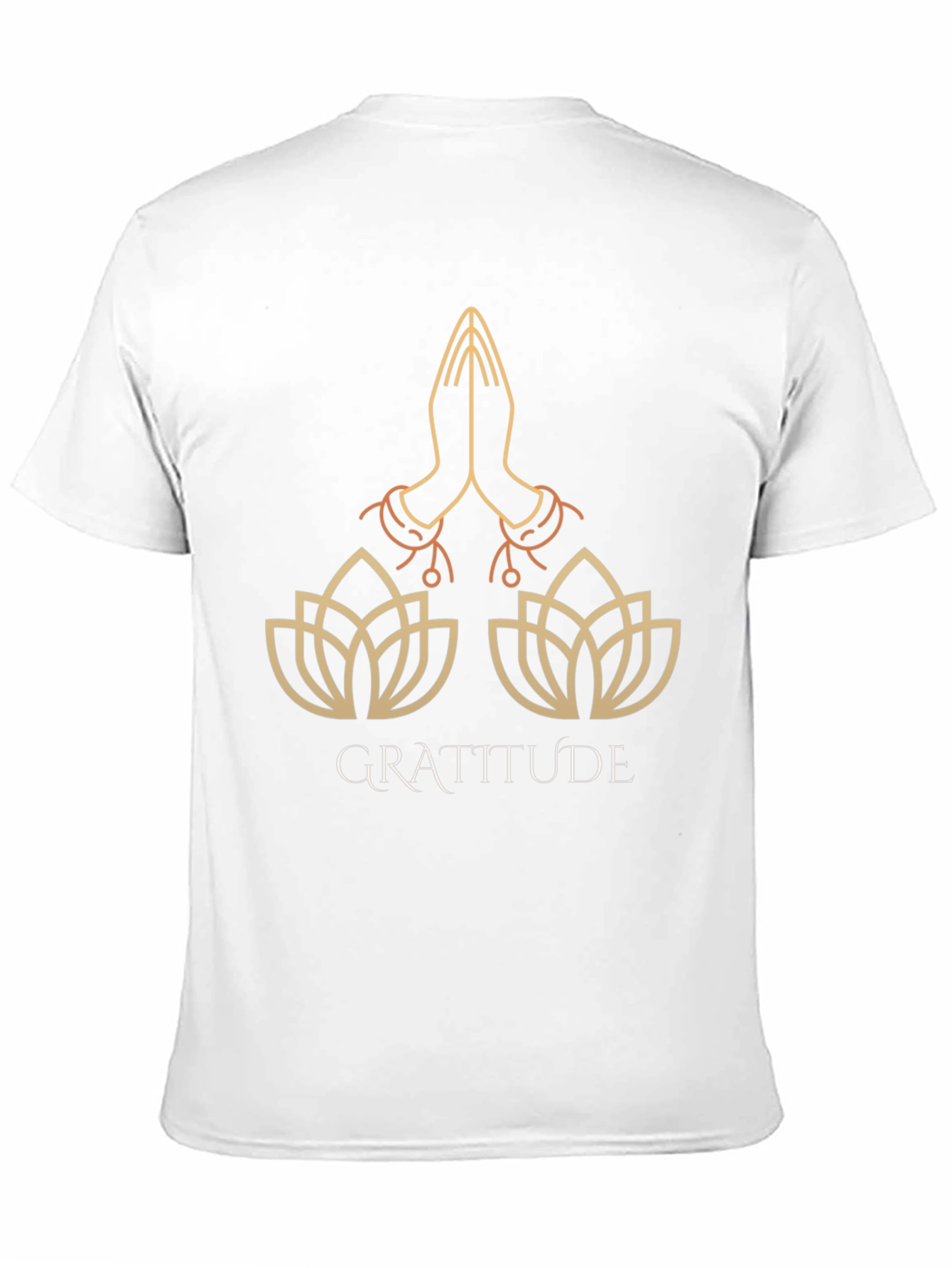 Gratitude Lotus T-Shirt - Stylish Graphic Tee