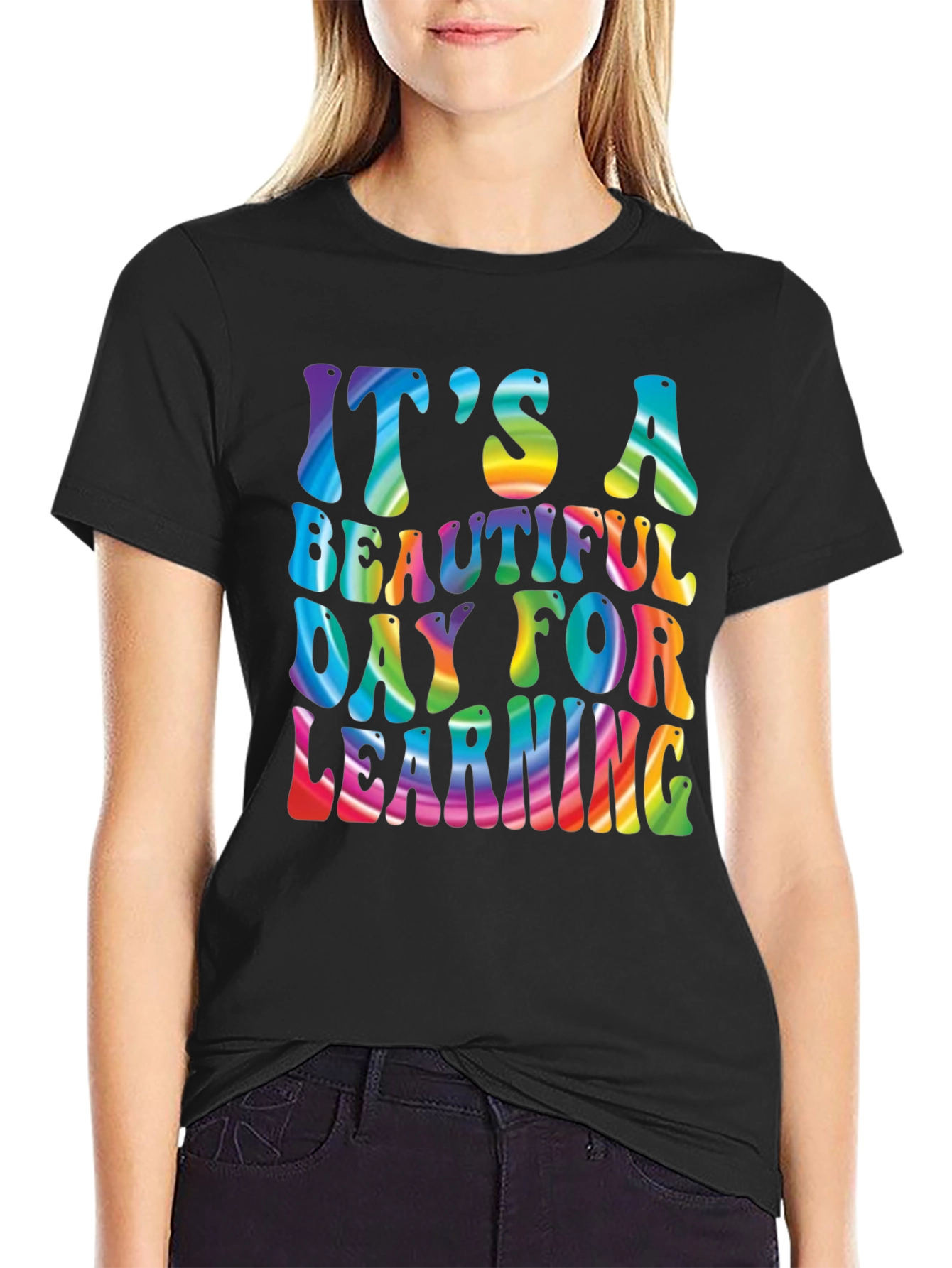 Its A Beautiful Day For Learning Rainbow T-Shirt