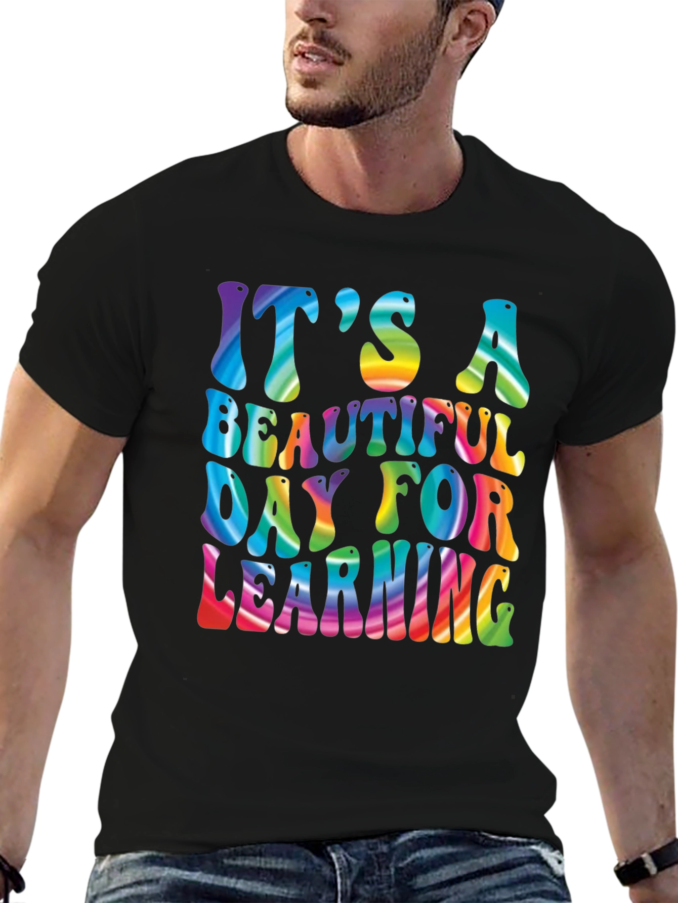 Its A Beautiful Day For Learning Rainbow T-Shirt