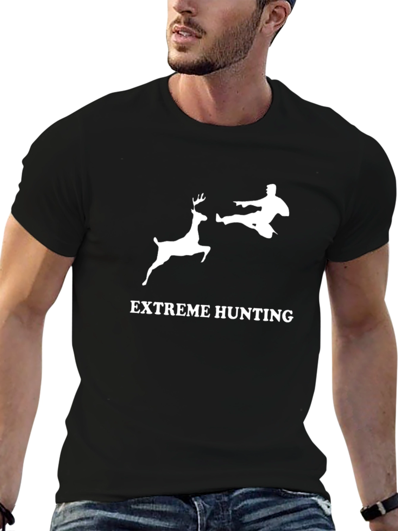 Extreme Hunting Tee - Deer vs. Martial Arts