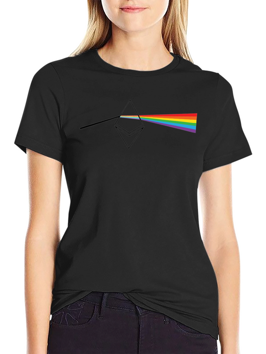 Prism Ethereum Mens Black T-Shirt