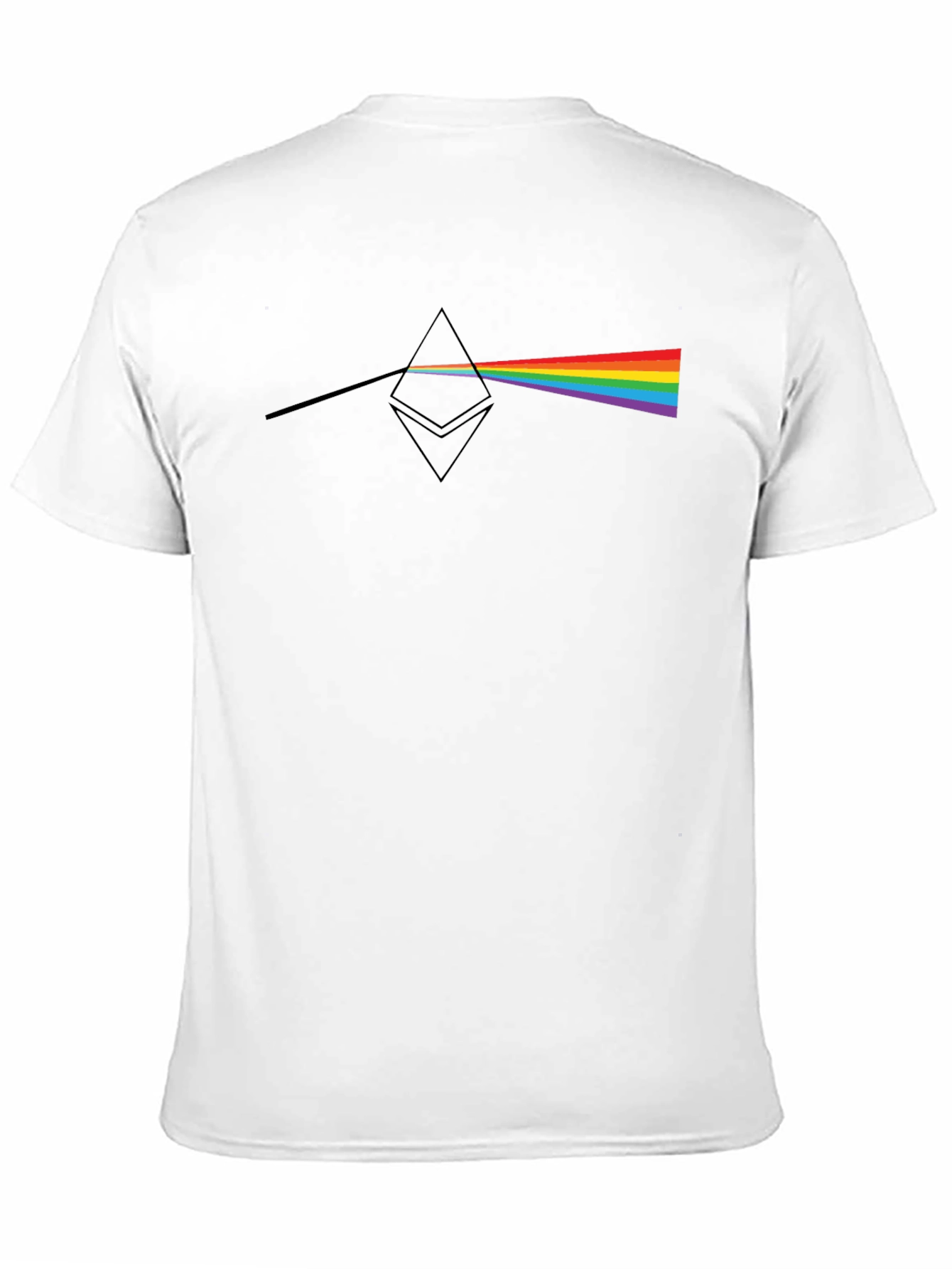 Prism Ethereum Mens Black T-Shirt