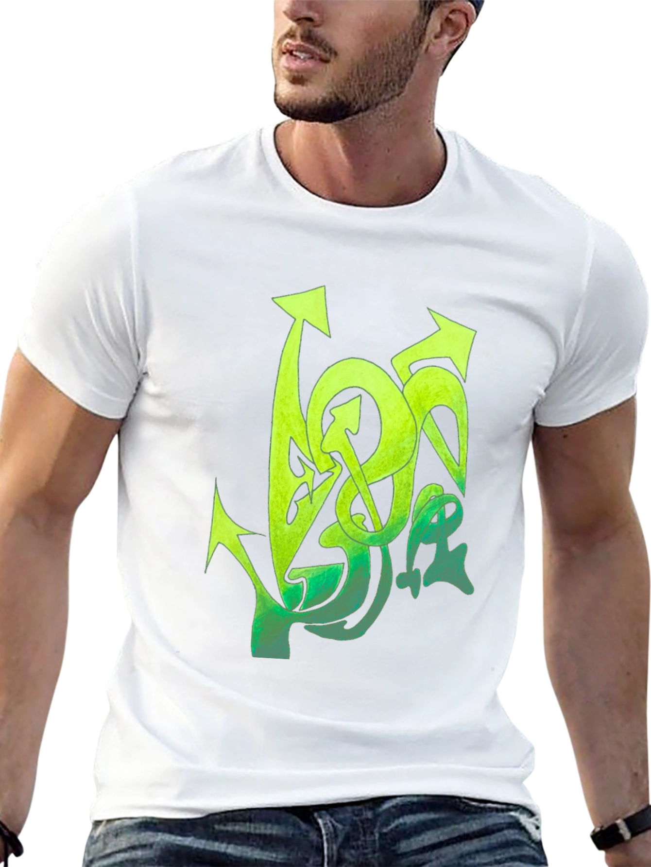 Graffiti Arrow Black T-Shirt