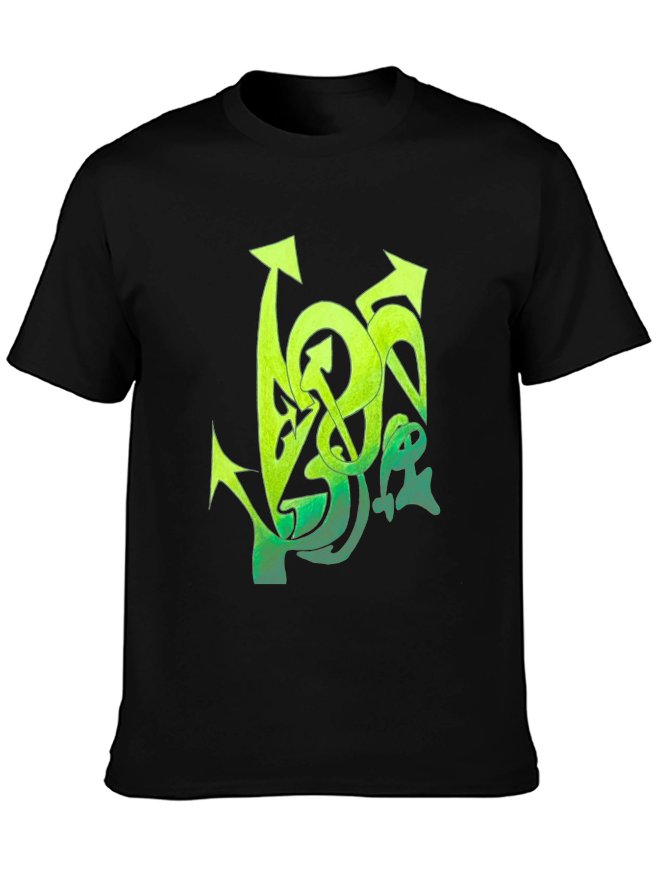Graffiti Arrow Black T-Shirt
