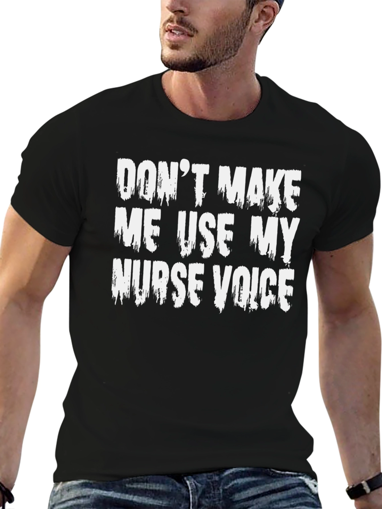Funny Nurse Voice T-Shirt - Unisex Cotton Tee