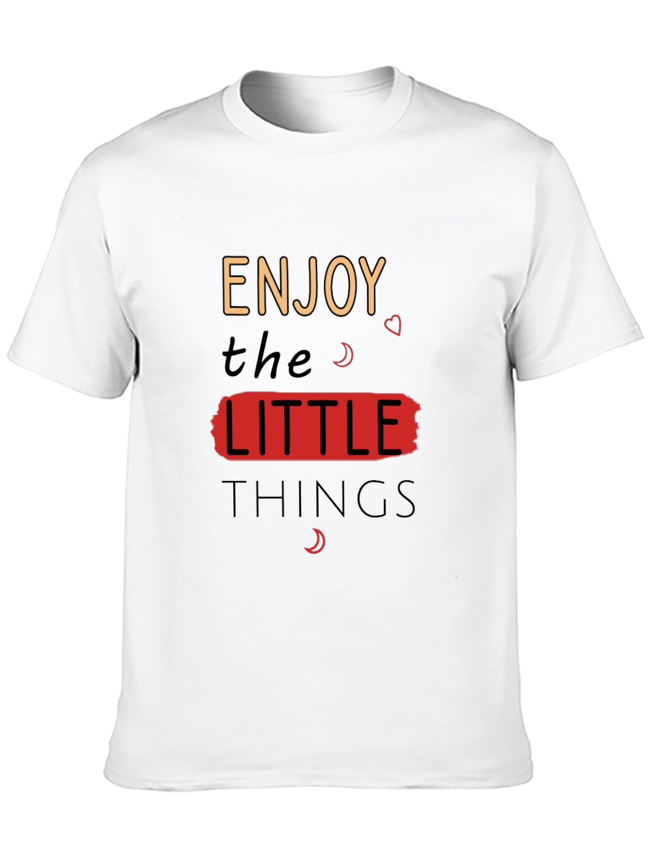 Enjoy The Little Things Graphic Tee - Black