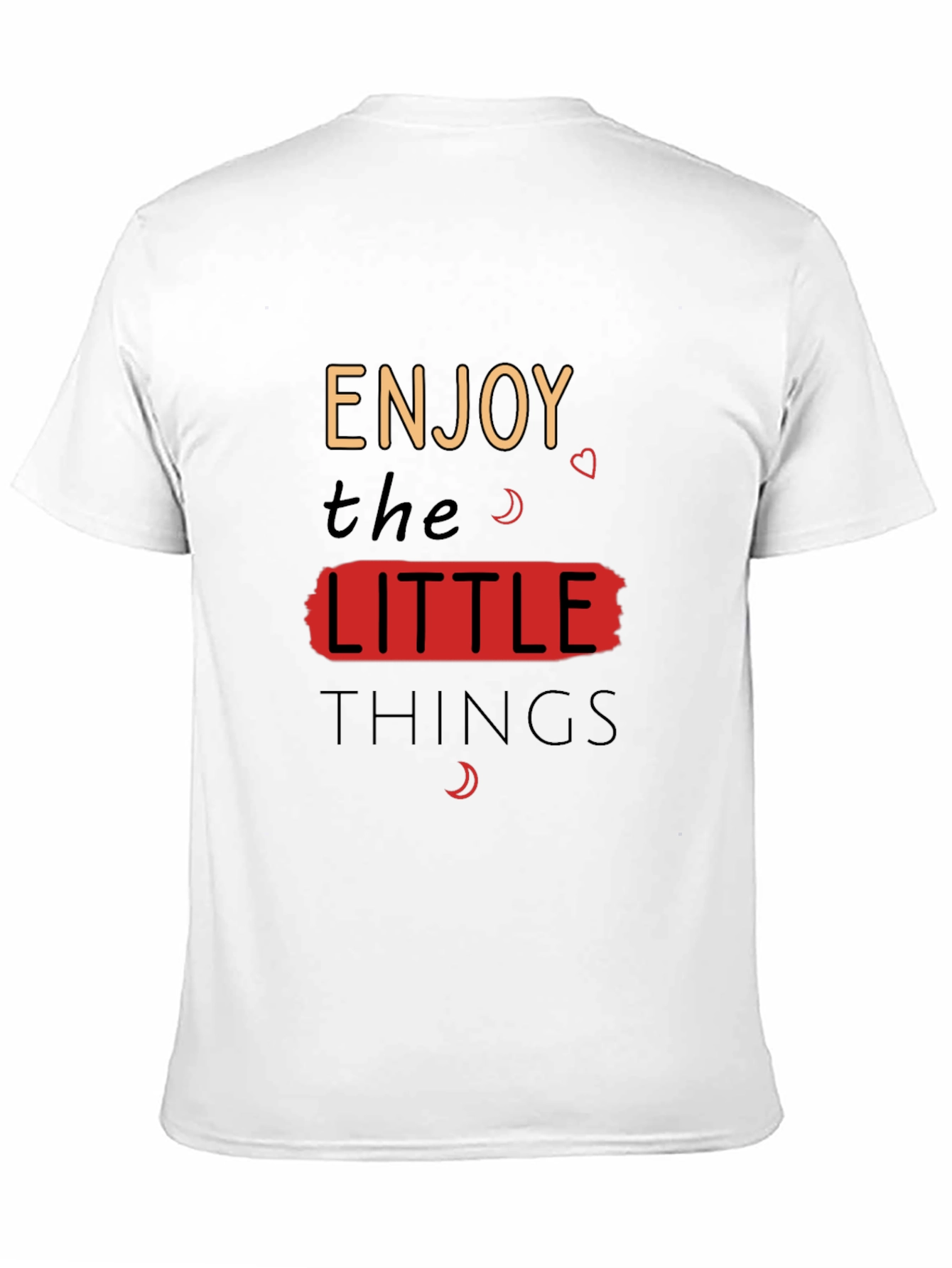Enjoy The Little Things Graphic Tee - Black