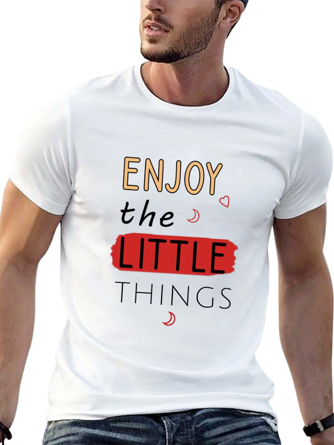 Enjoy The Little Things Graphic Tee - Black