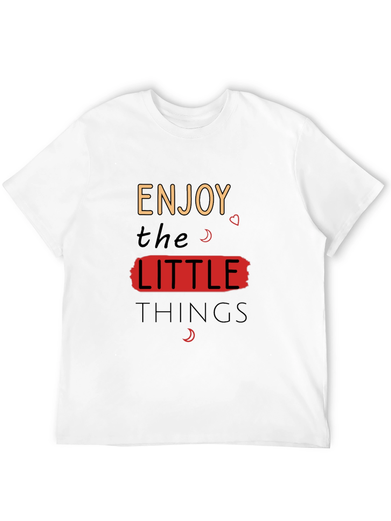 Enjoy The Little Things Graphic Tee - Black