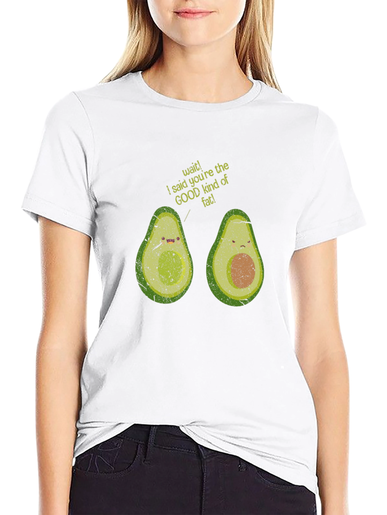 Avocado Good Fat Graphic T-Shirt