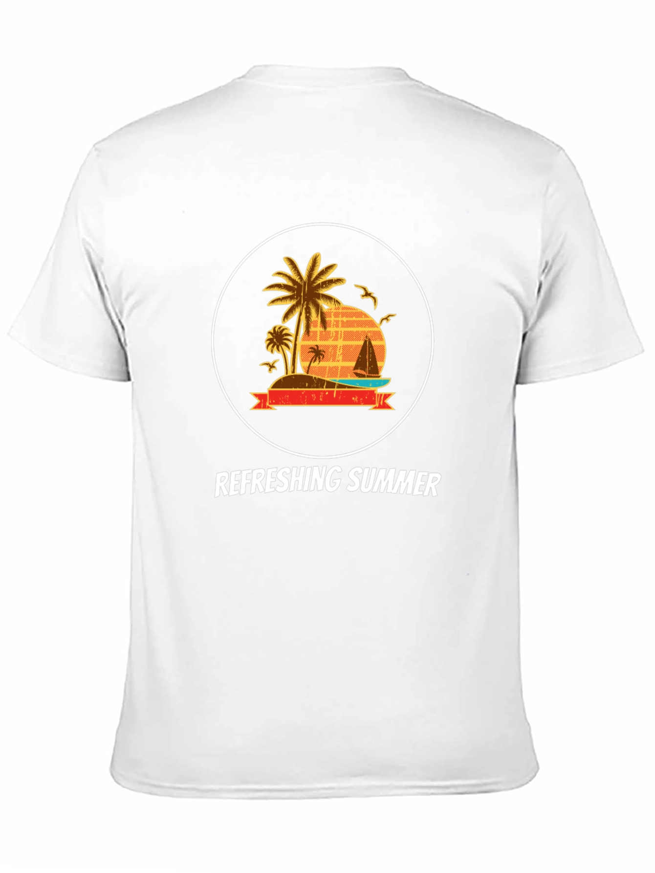 Refreshing Summer Graphic Tee - Island Life
