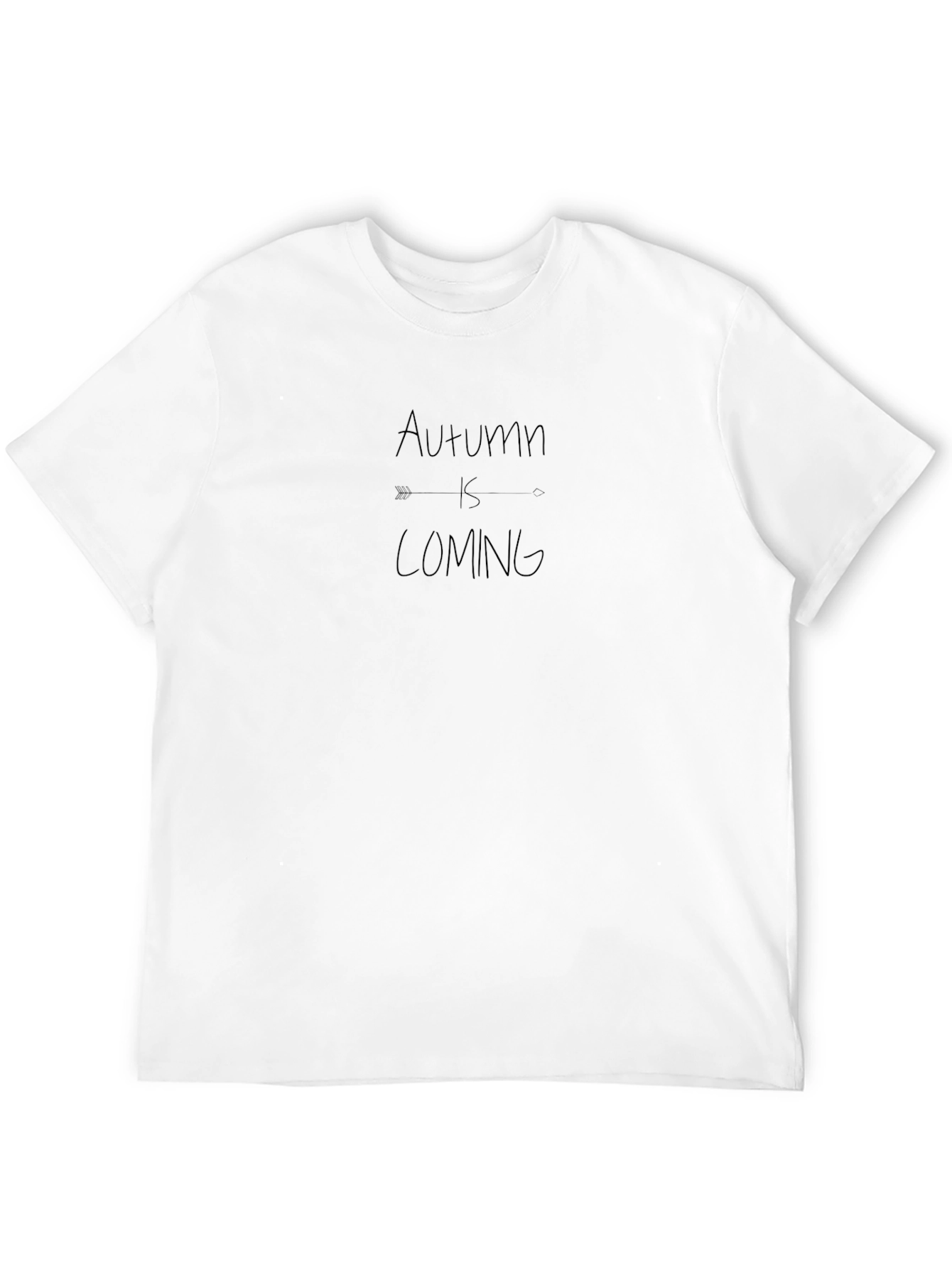 Autumn Is Coming Black T-Shirt