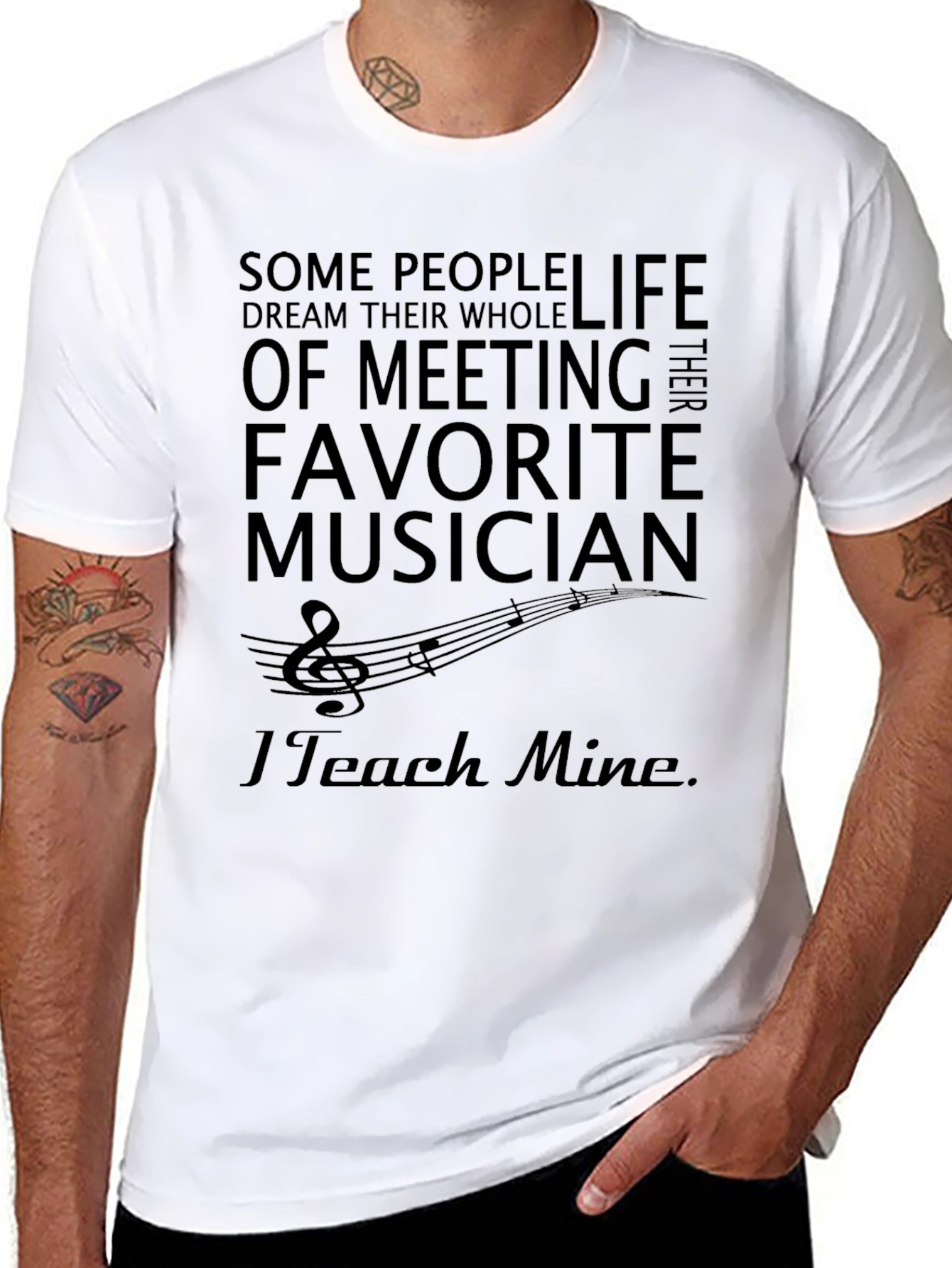 Musician Parent T-Shirt - I Teach Mine