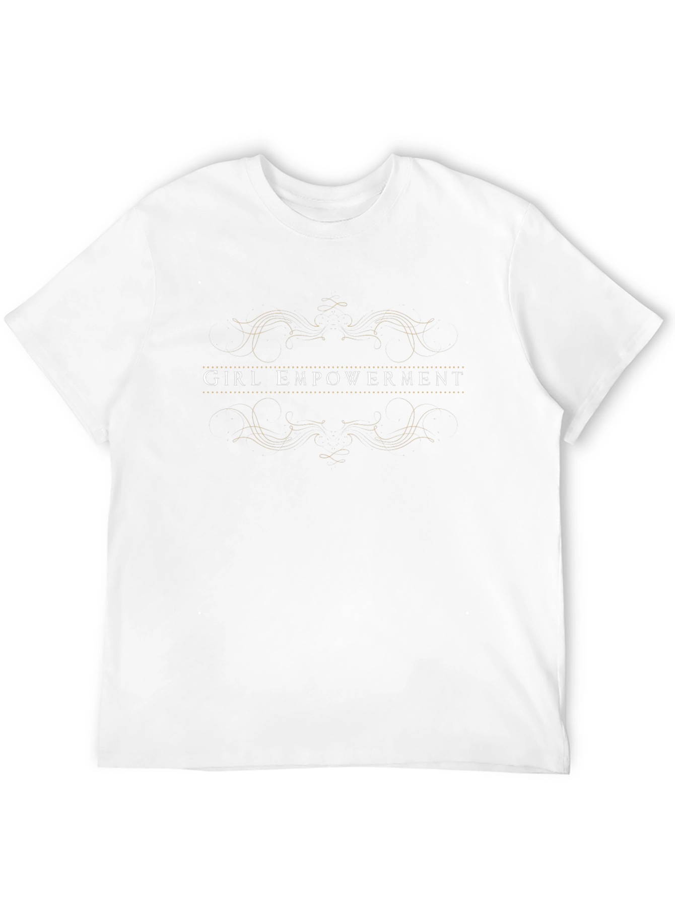 Girl Empowerment Graphic Tee - Black Cotton Blend
