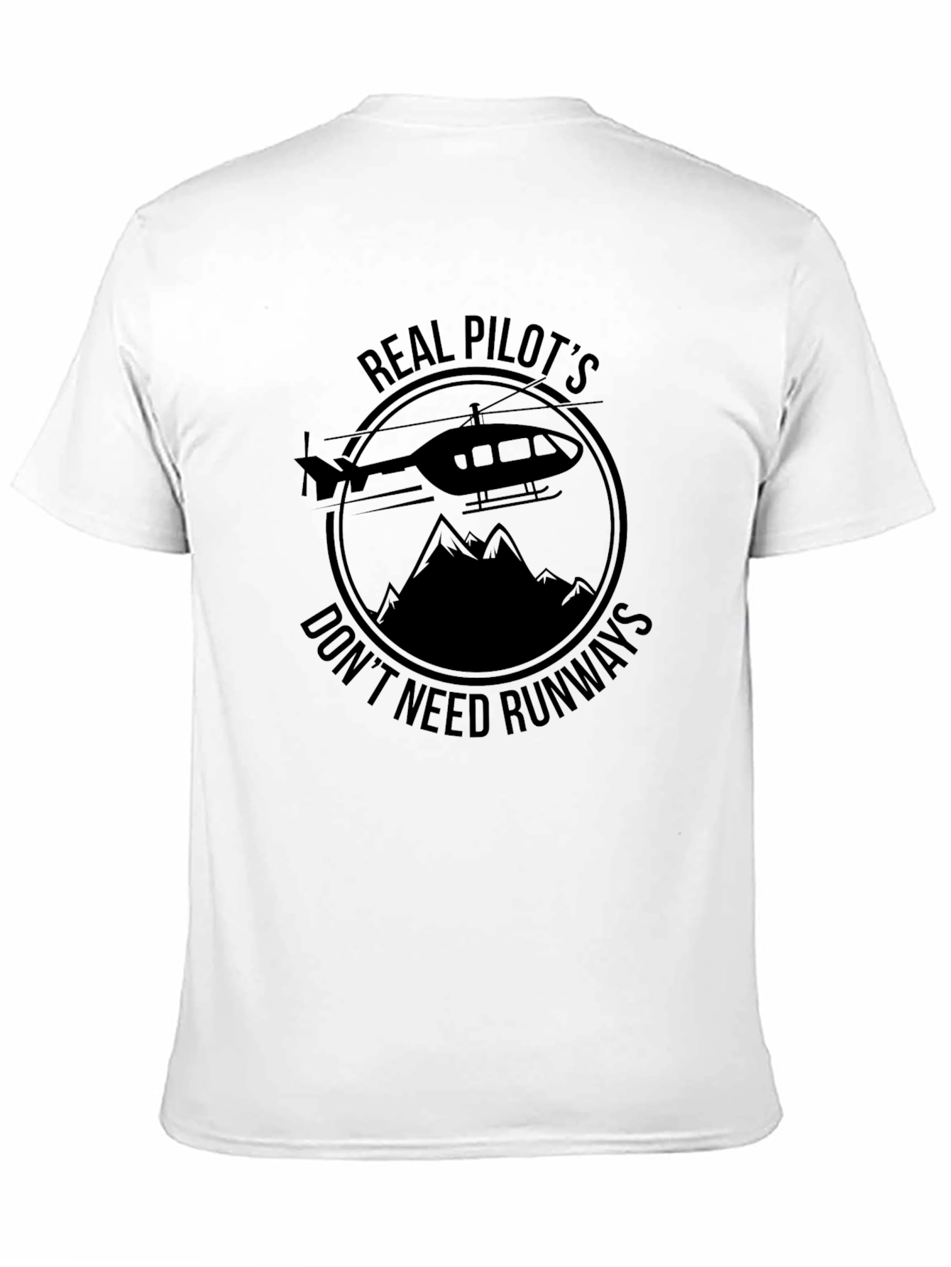 Real Pilots Helicopter Graphic Tee