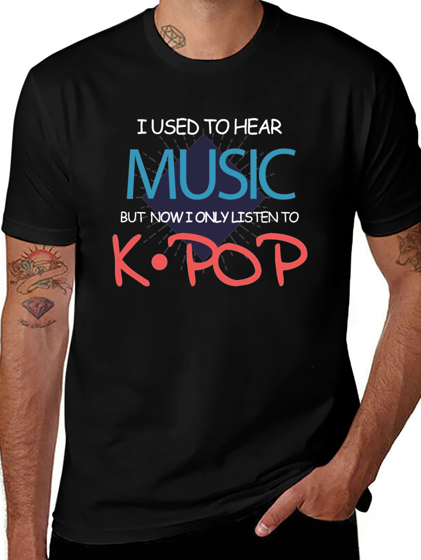 I Used To Hear Music K-Pop T-Shirt