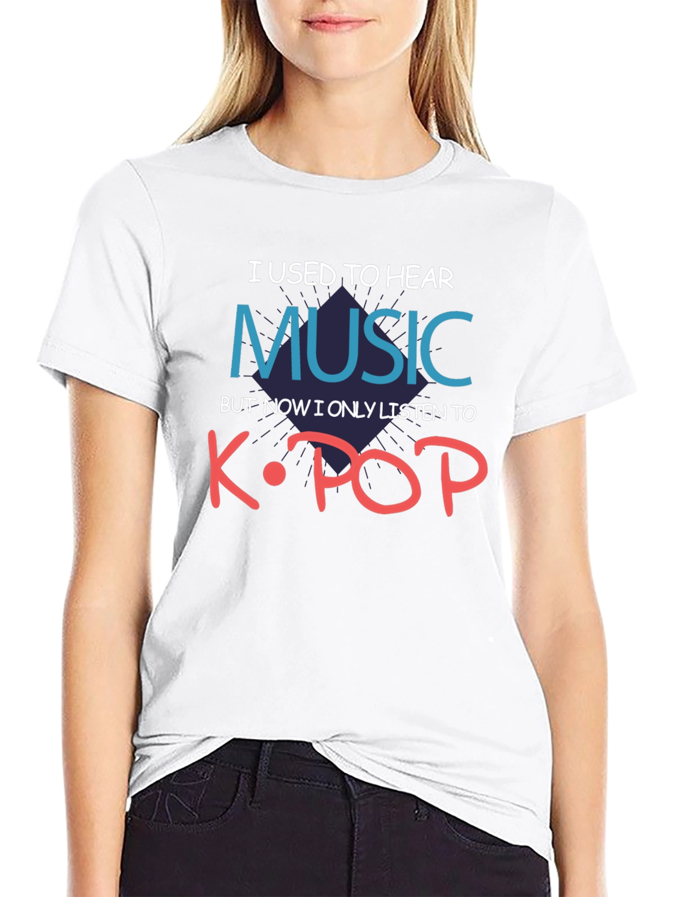 I Used To Hear Music K-Pop T-Shirt