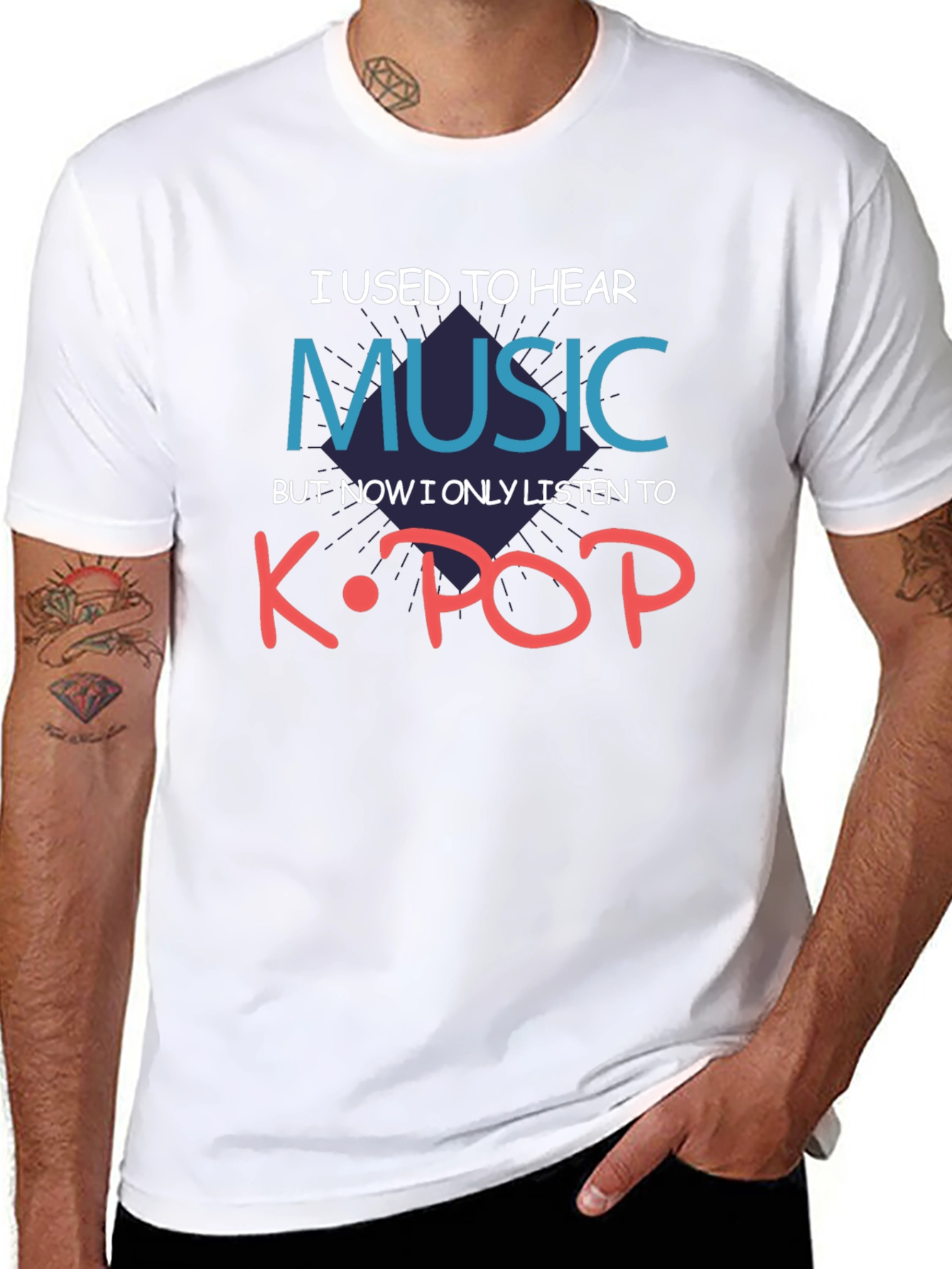 I Used To Hear Music K-Pop T-Shirt