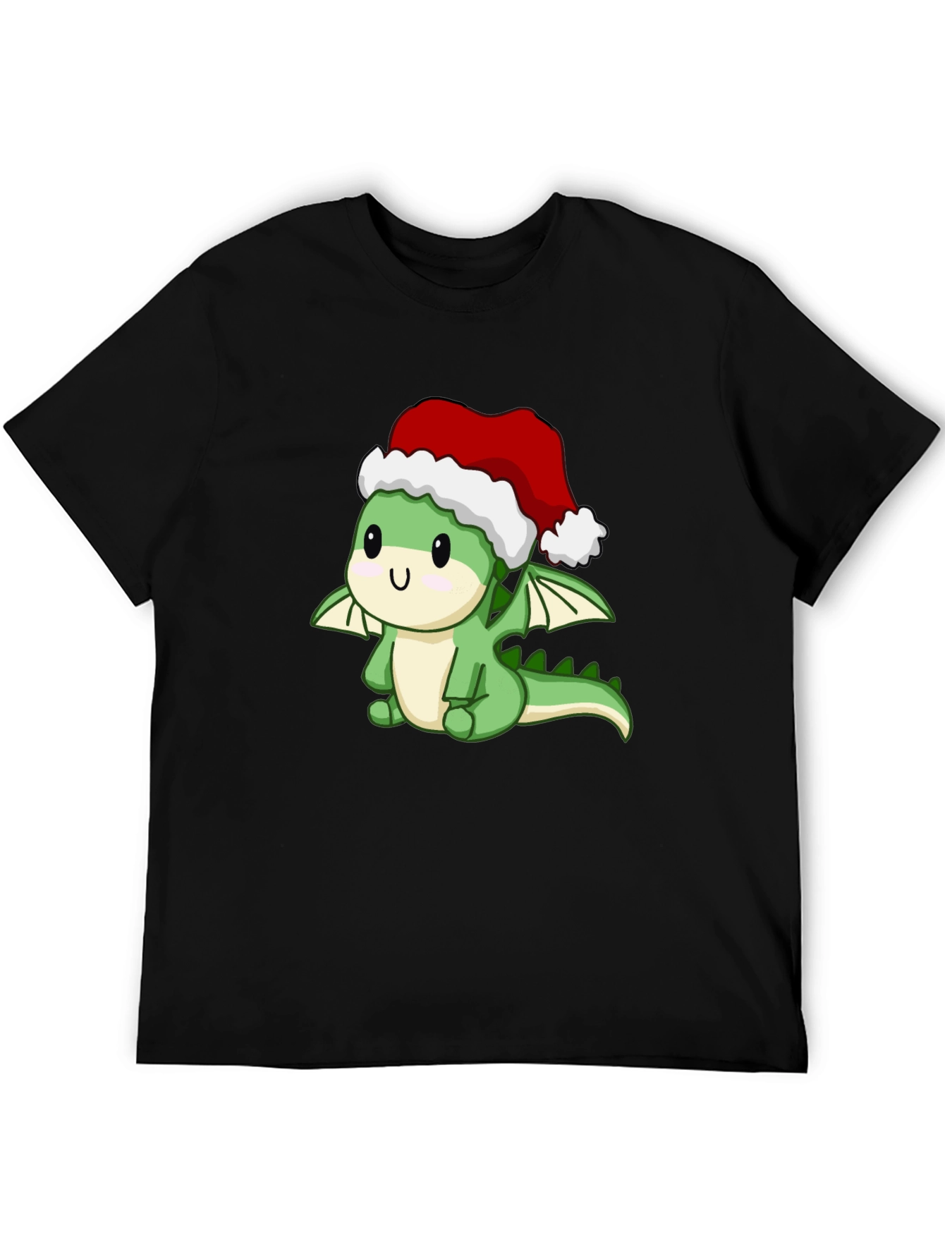 Festive Dragon Graphic Tee - Holiday Edition