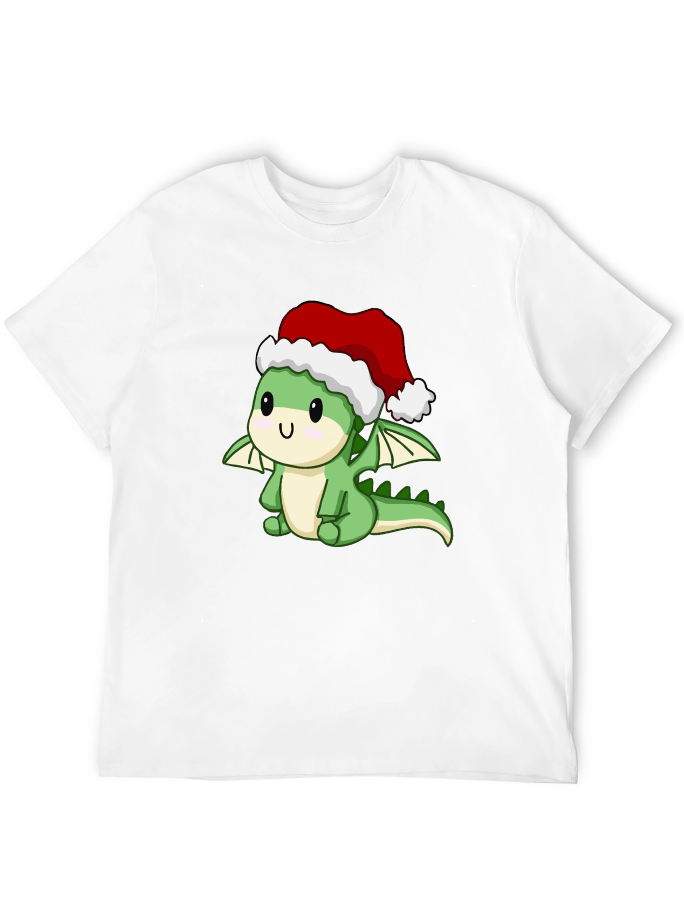 Festive Dragon Graphic Tee - Holiday Edition