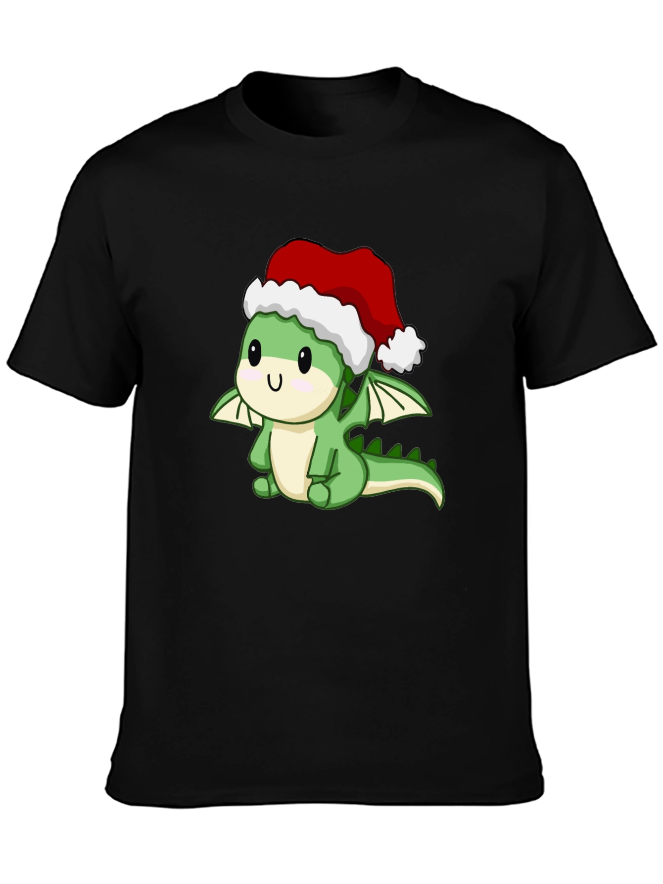 Festive Dragon Graphic Tee - Holiday Edition