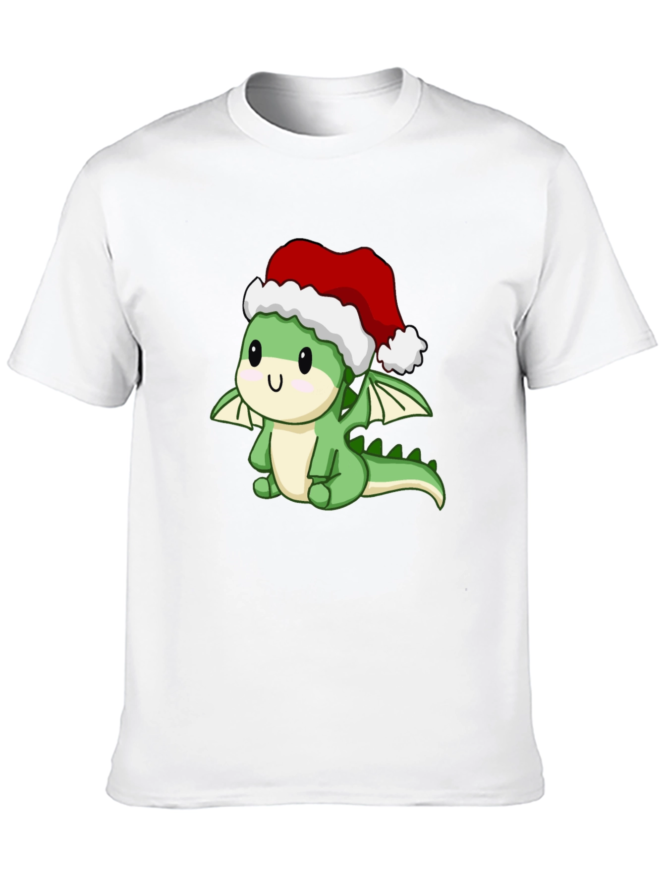 Festive Dragon Graphic Tee - Holiday Edition