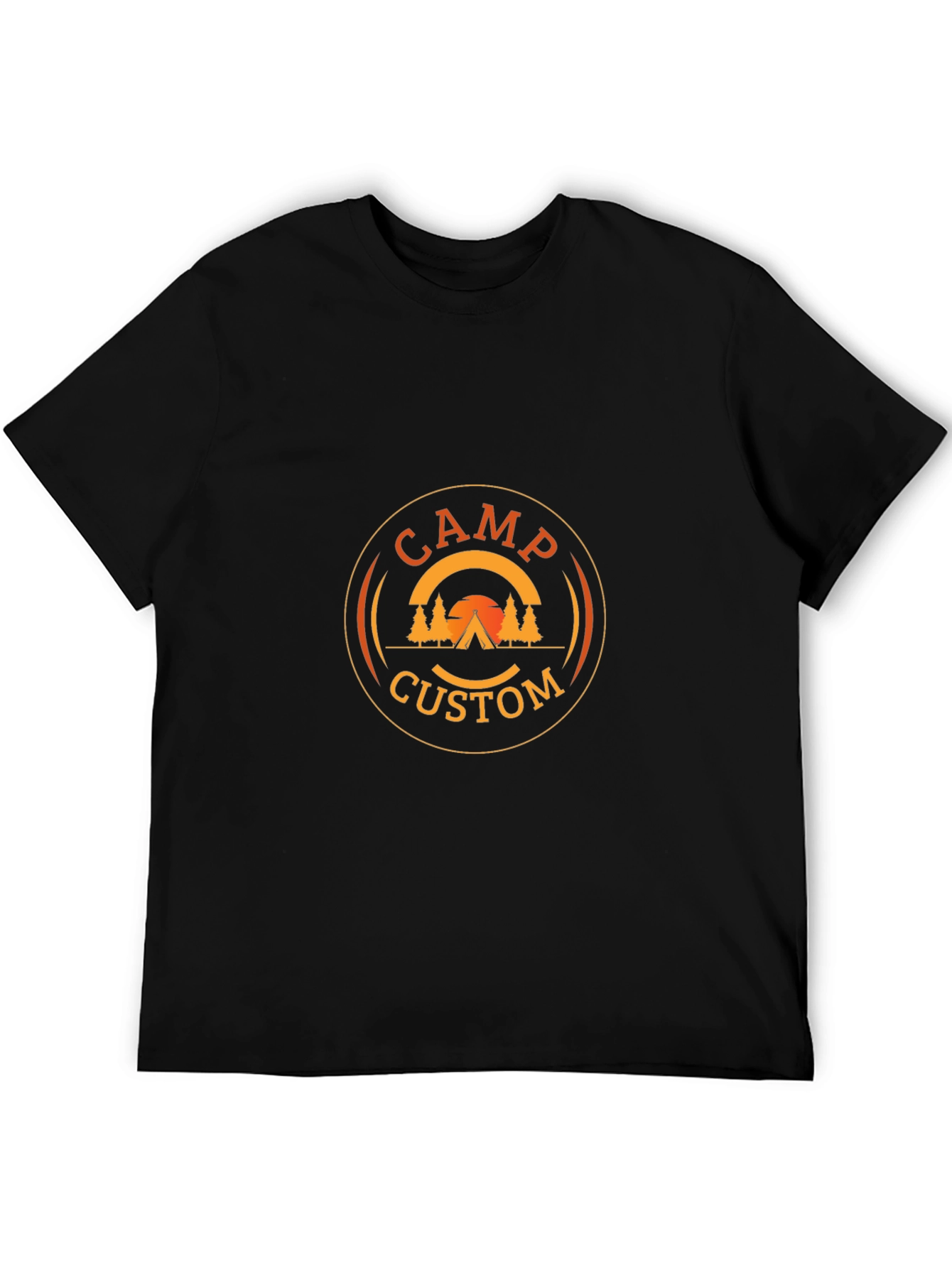 Camp Custom Black T-Shirt