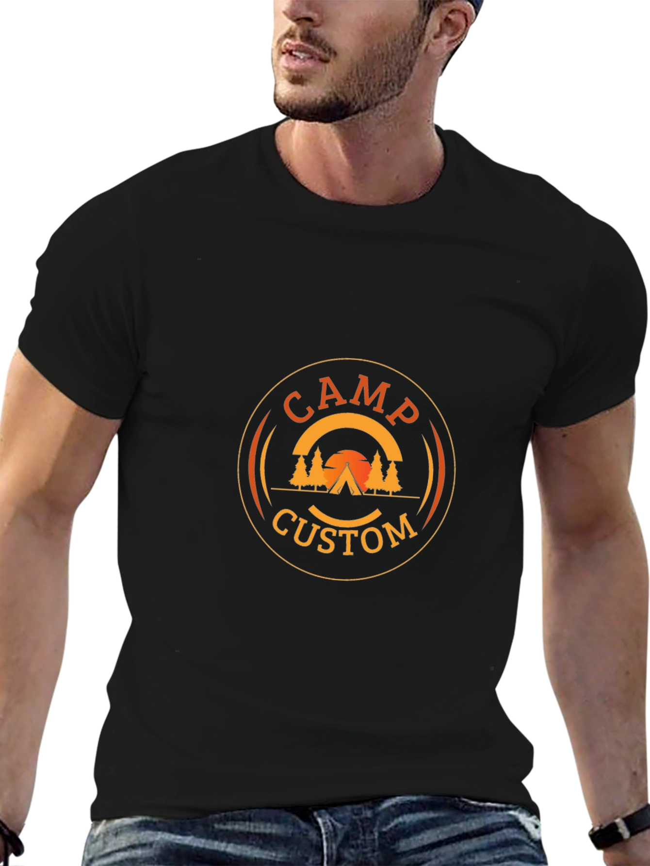Camp Custom Black T-Shirt