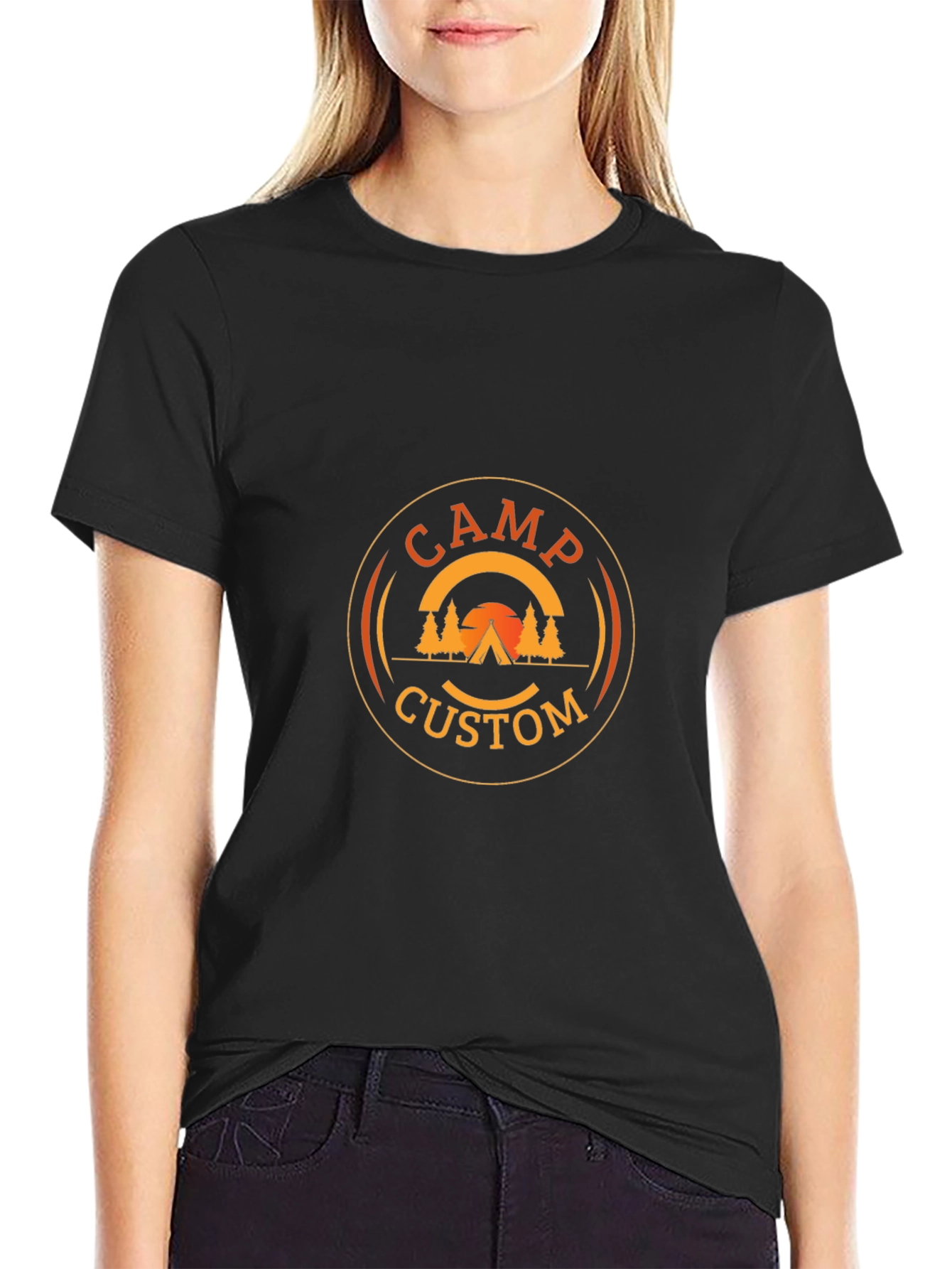 Camp Custom Black T-Shirt