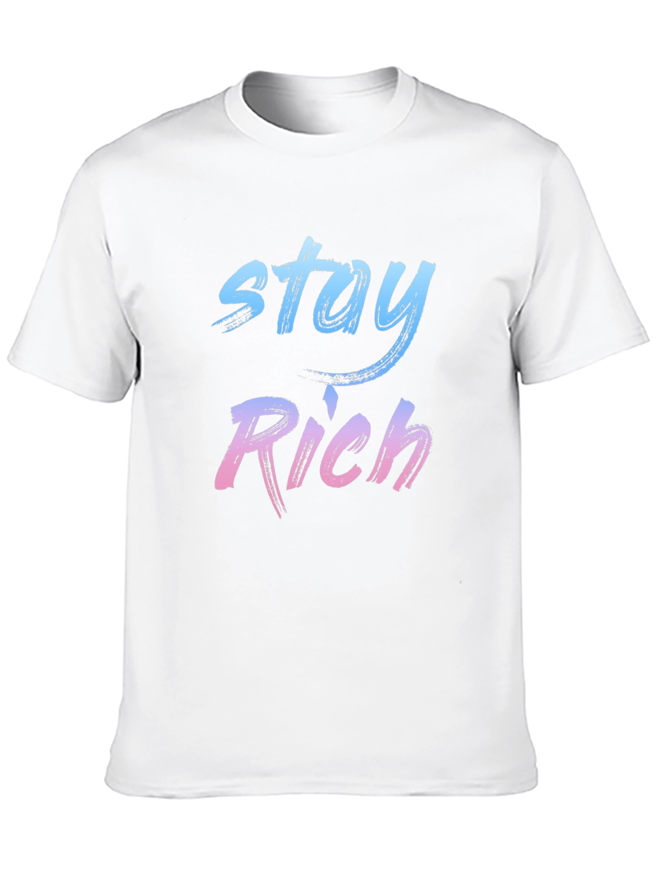 Stay Rich Graphic Tee - Stylish Mens T-Shirt