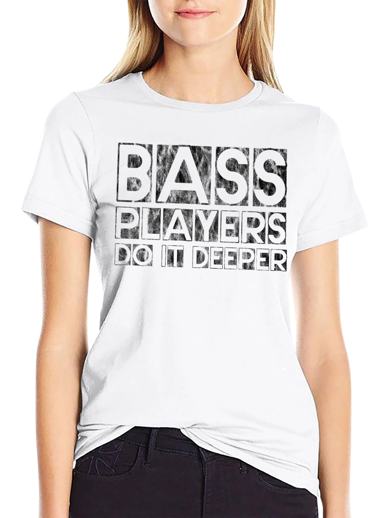 Bass Players Do It Deeper Graphic Tee