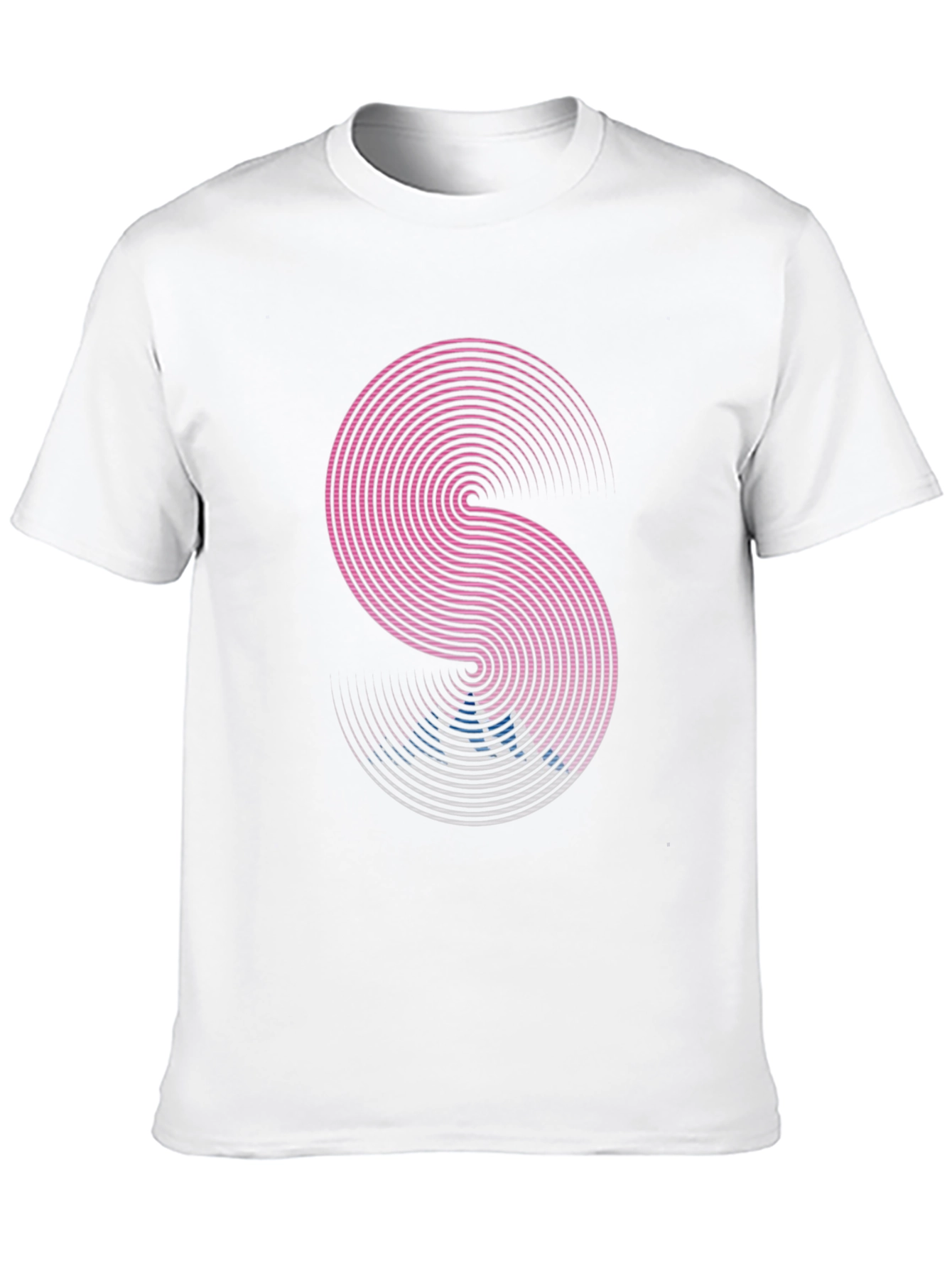 Modern Geometric S Graphic T-Shirt