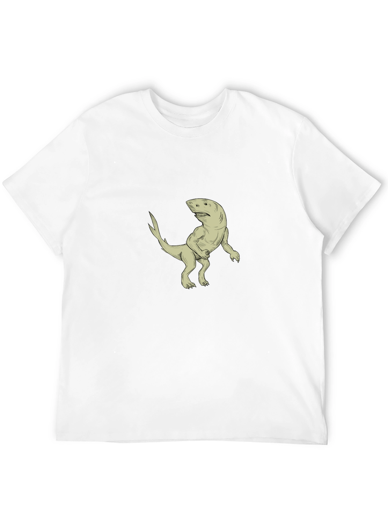 Shark-Rex Hybrid Graphic T-Shirt - Black