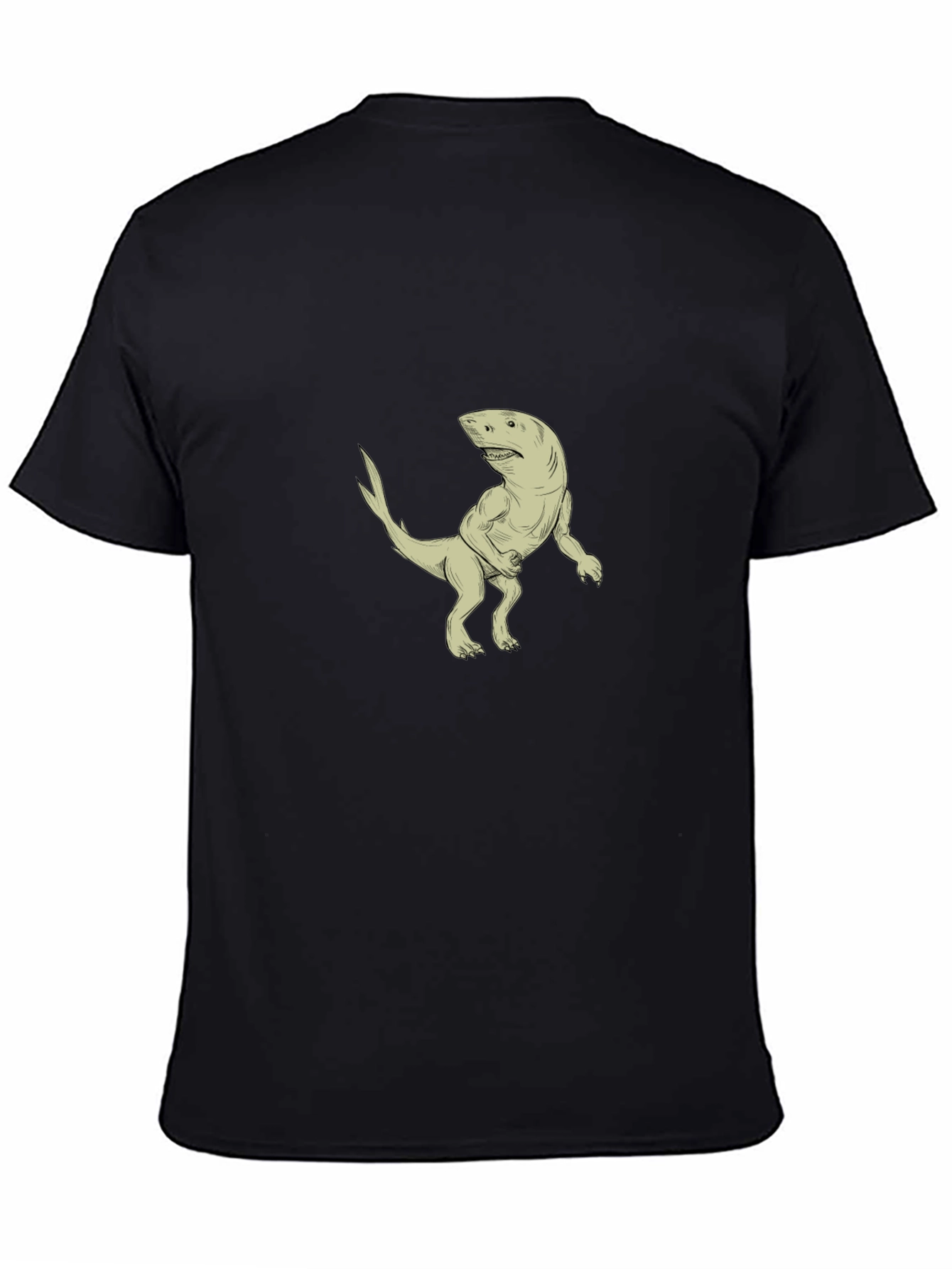 Shark-Rex Hybrid Graphic T-Shirt - Black
