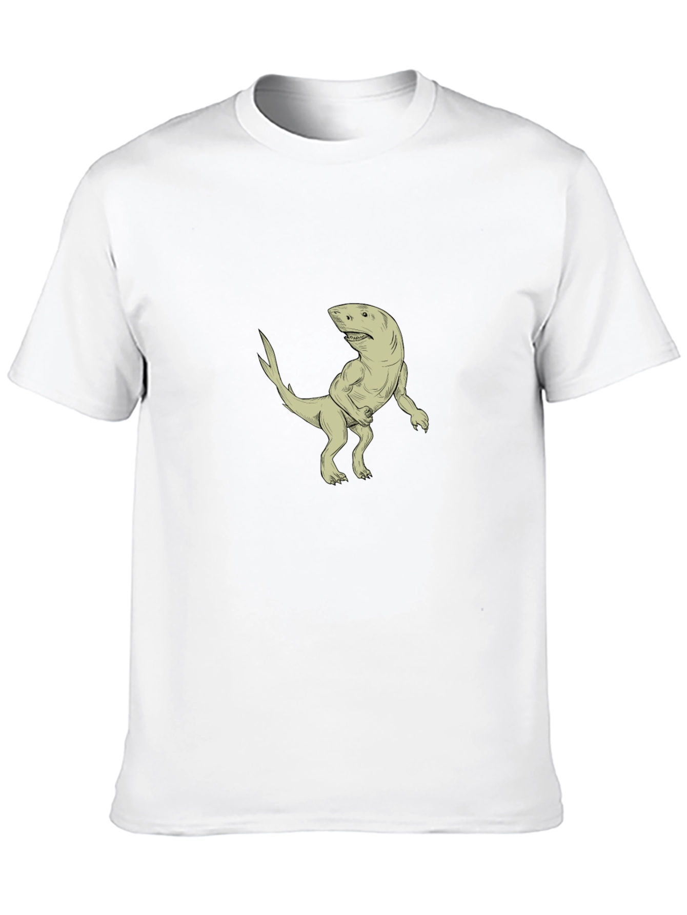 Shark-Rex Hybrid Graphic T-Shirt - Black