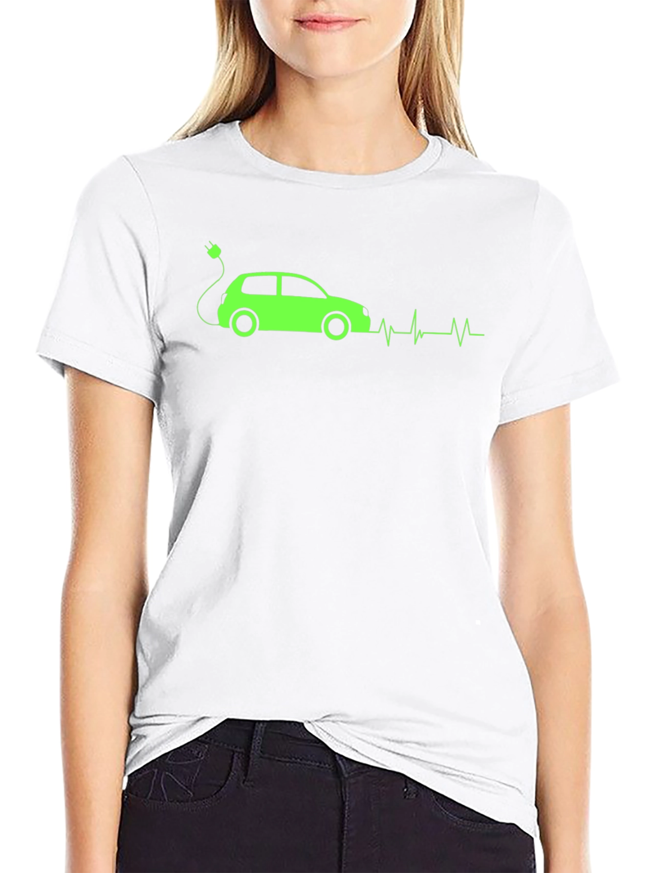 Electric Car Heartbeat T-Shirt