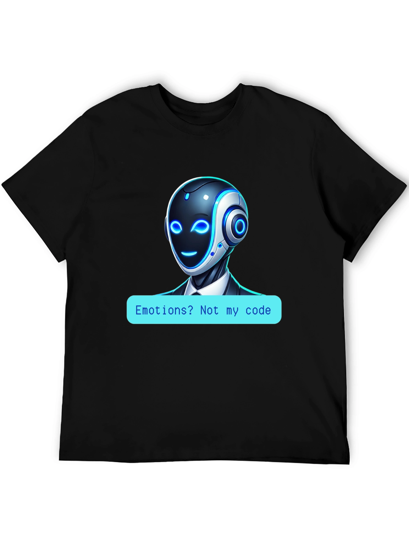 Robot Code T-Shirt - No Emotions!